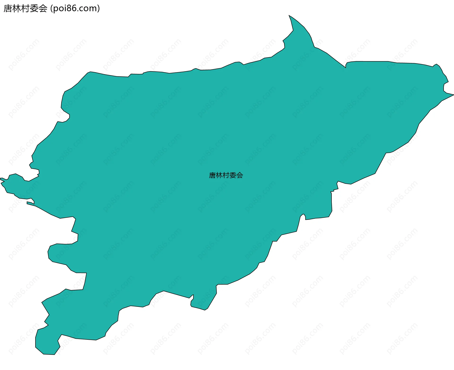 唐林村委会边界地图