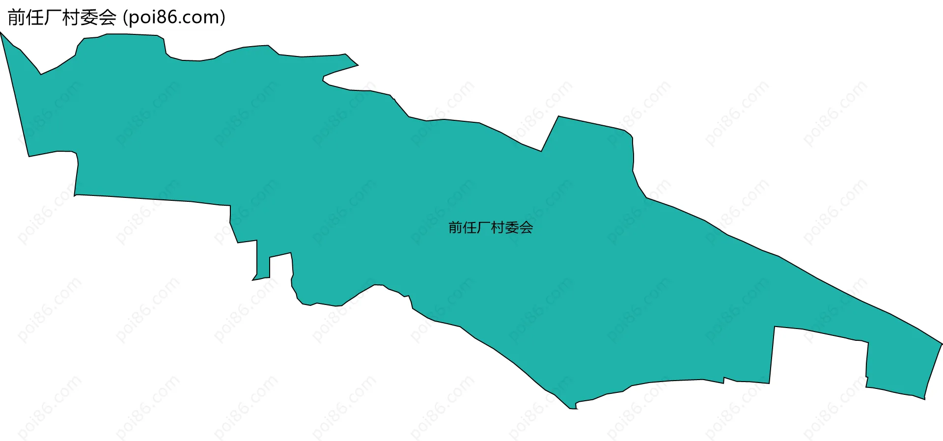 前任厂村委会边界地图