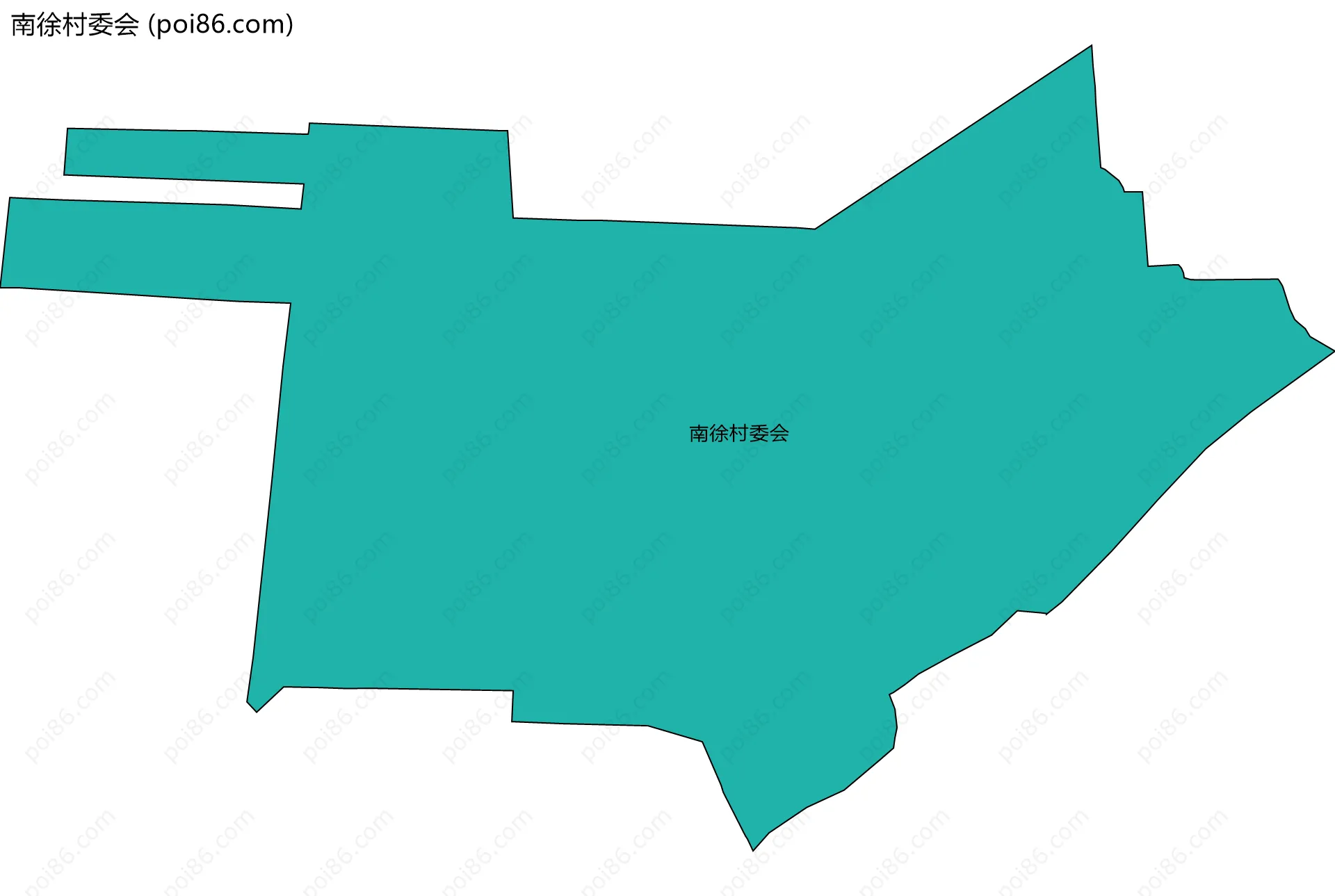 南徐村委会边界地图
