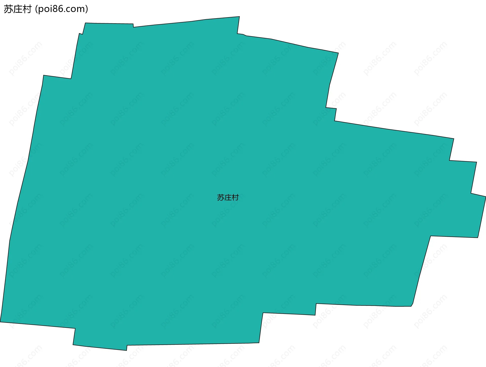 苏庄村边界地图