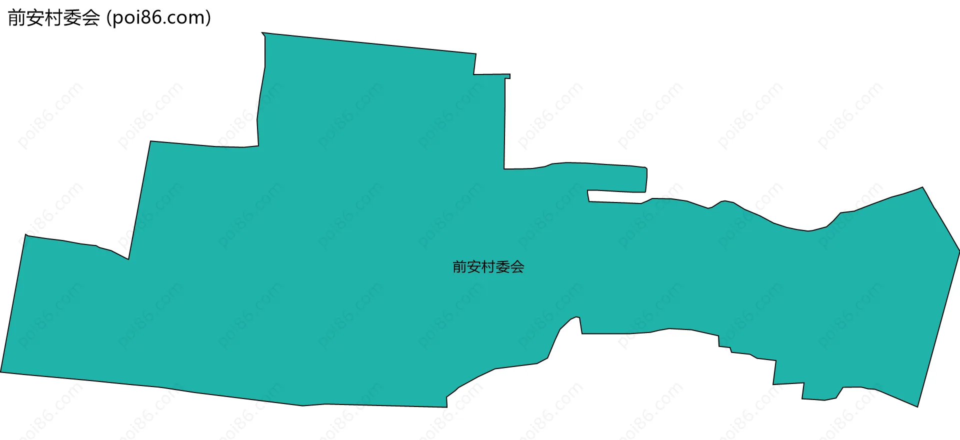 前安村委会边界地图
