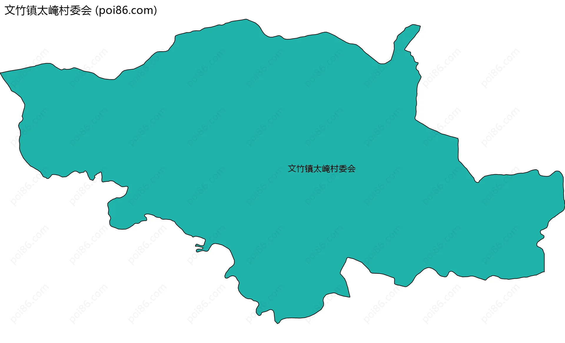 文竹镇太崦村委会边界地图