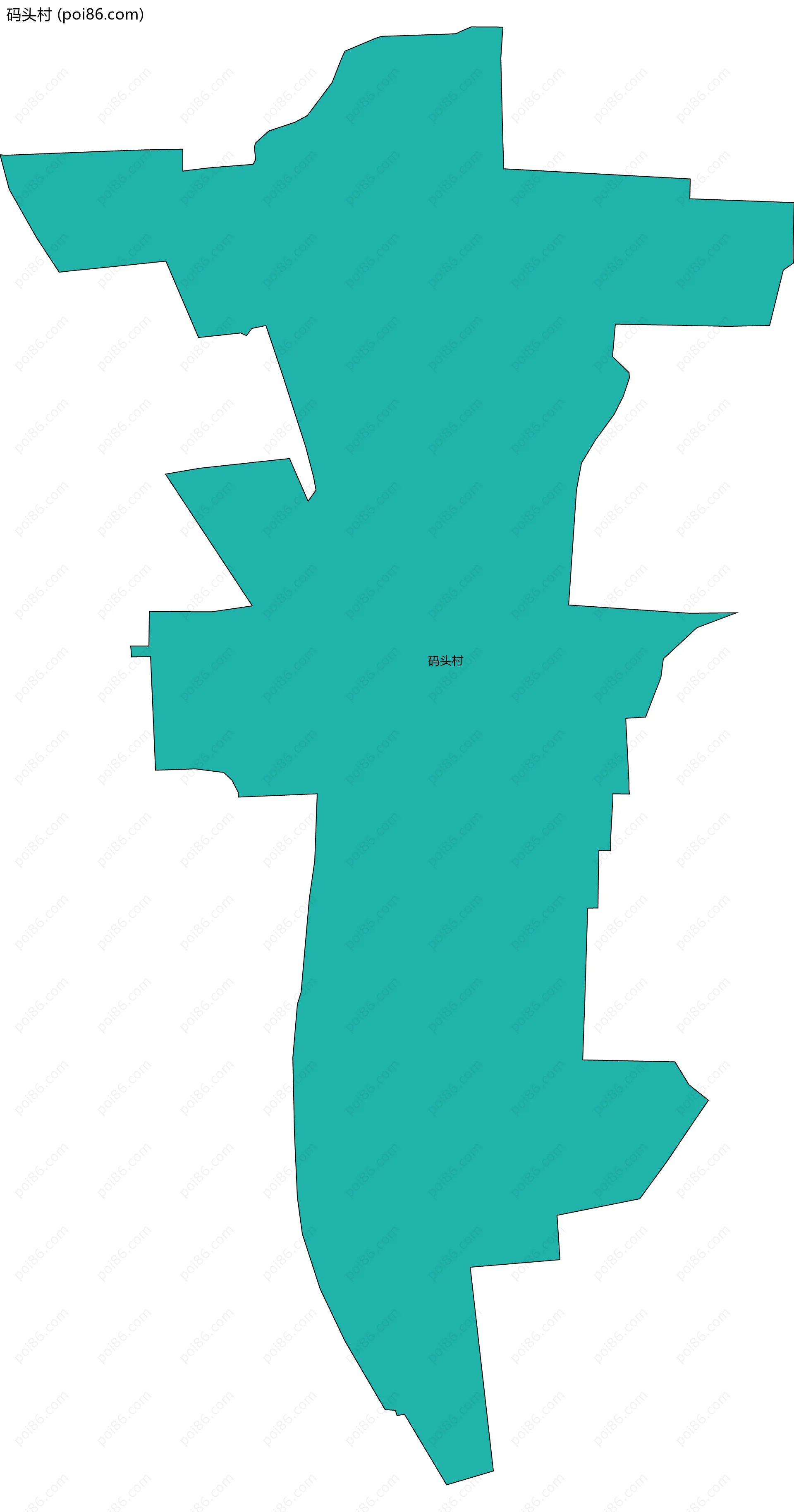 码头村边界地图