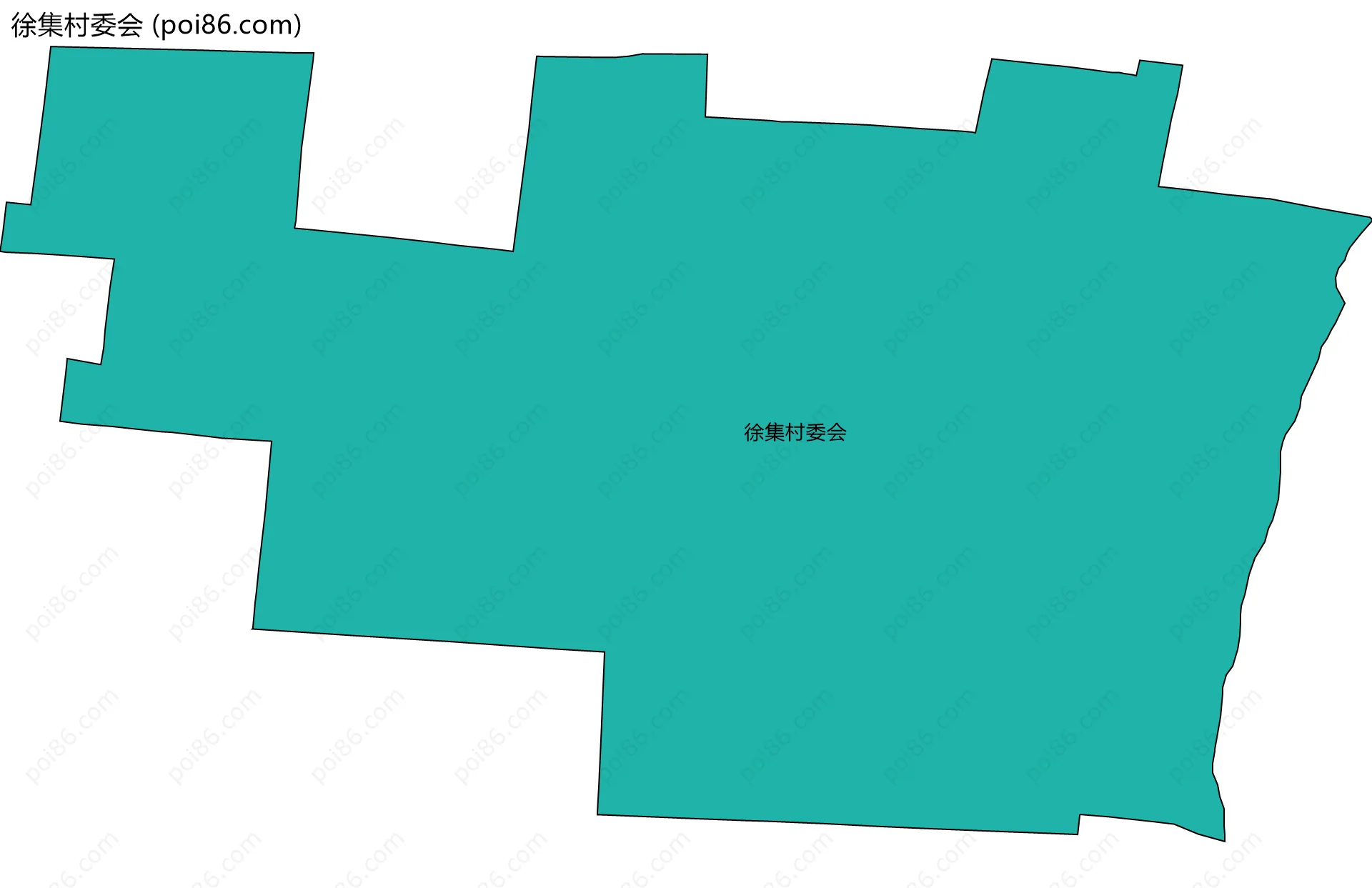 徐集村委会边界地图