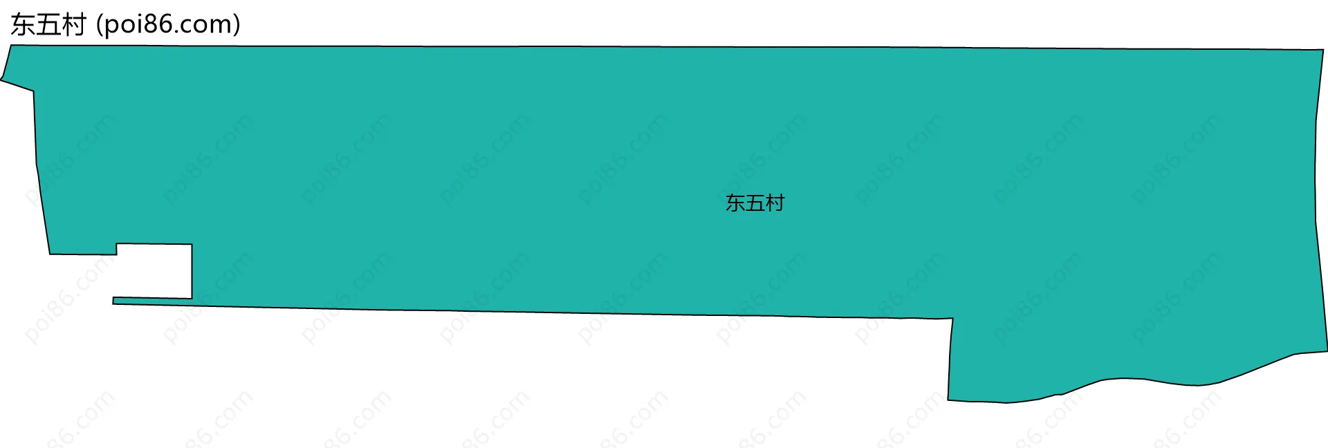 东五村边界地图