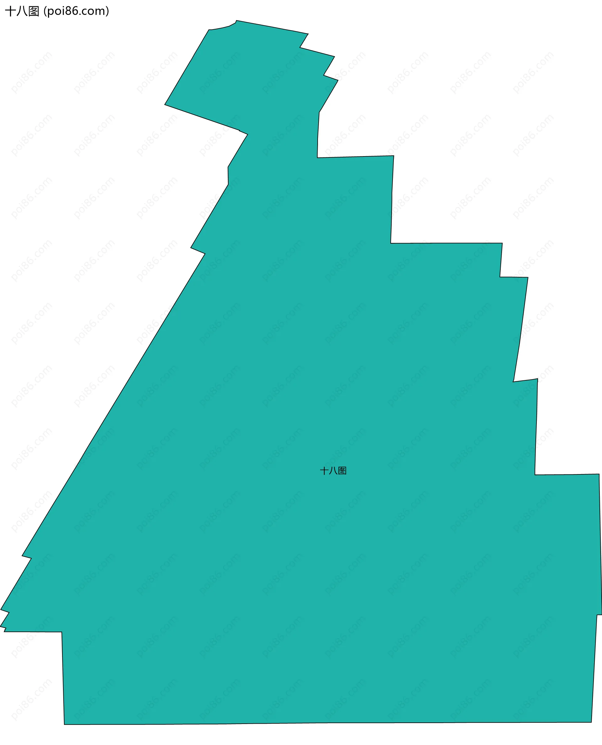 十八图边界地图