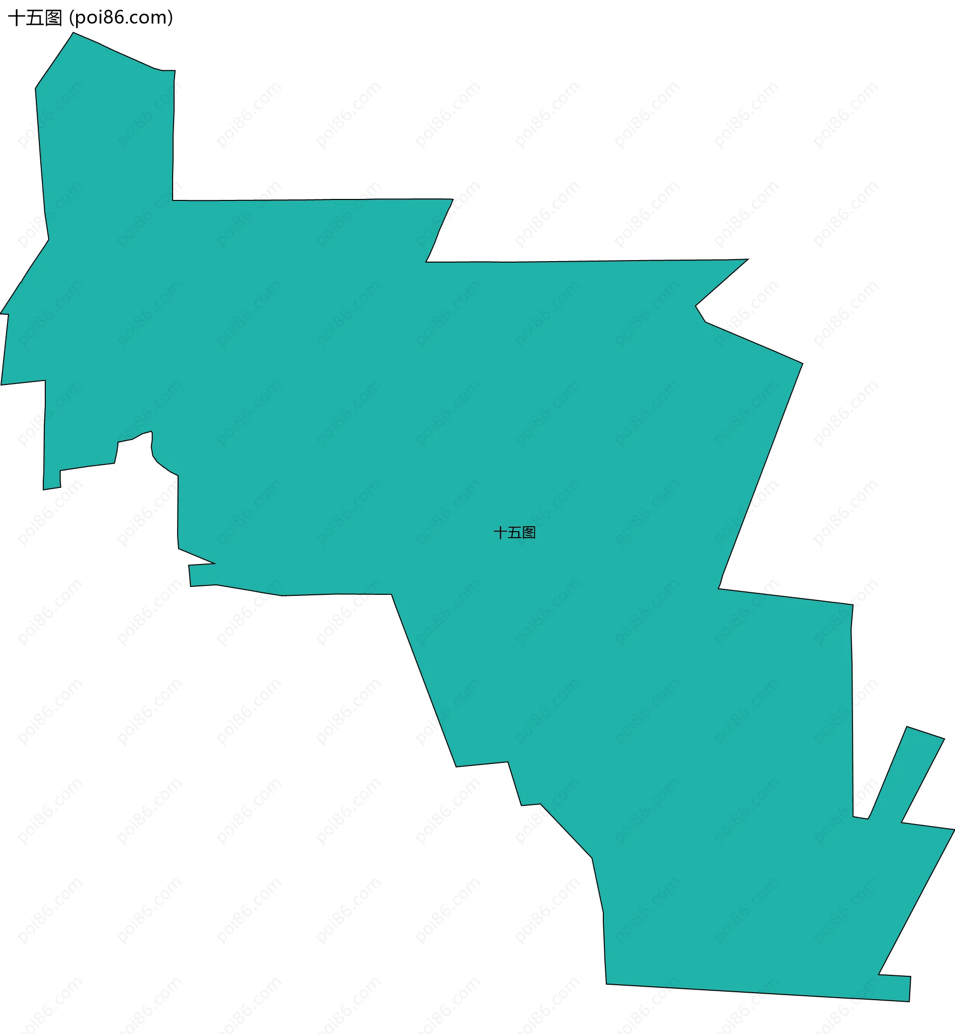 十五图边界地图