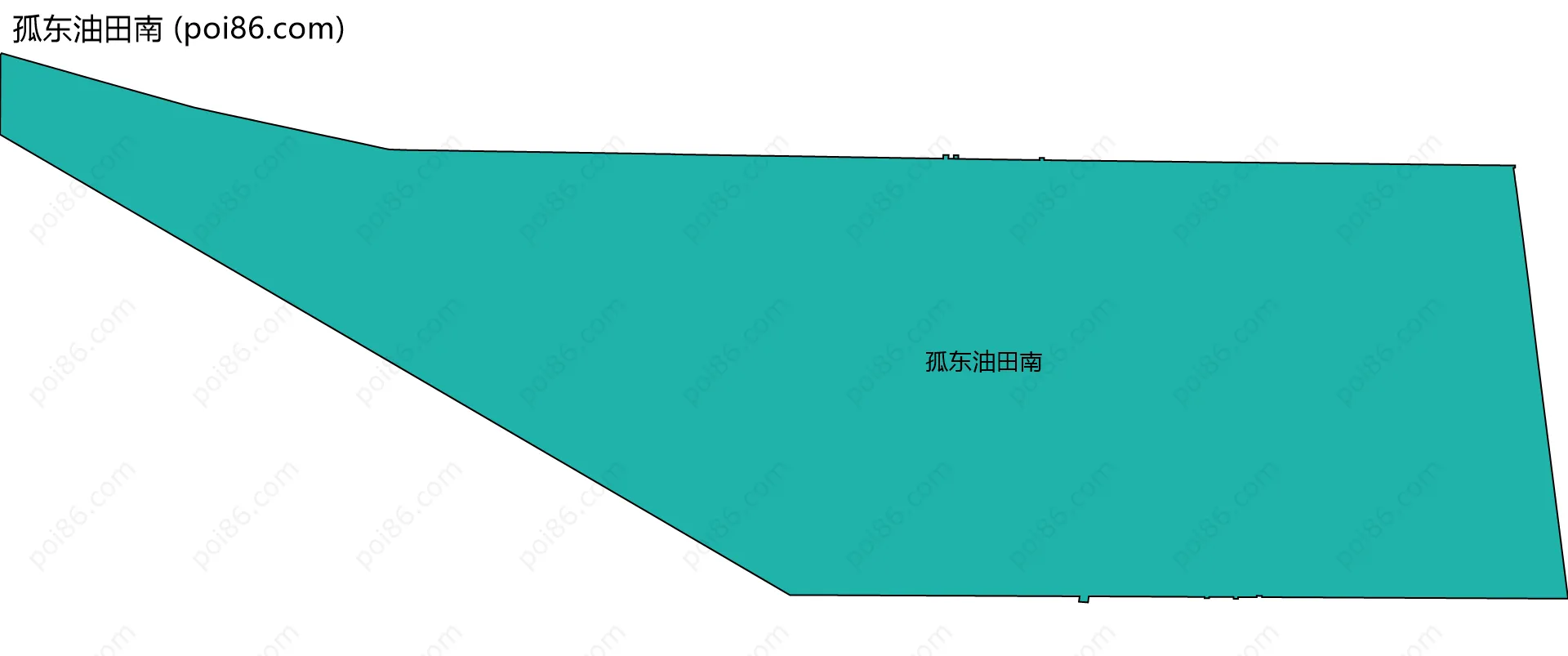 孤东油田南边界地图