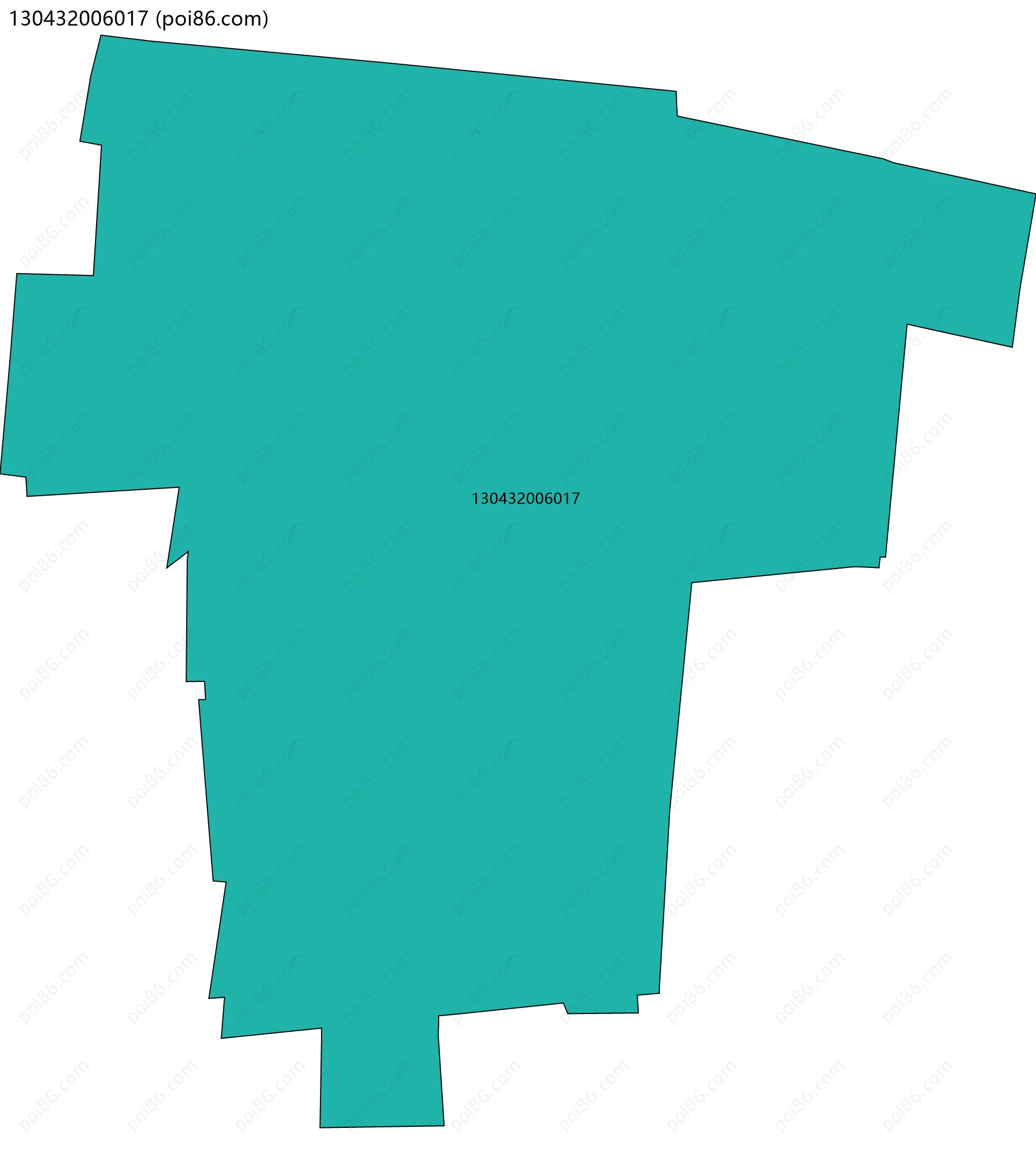 130432006017边界地图