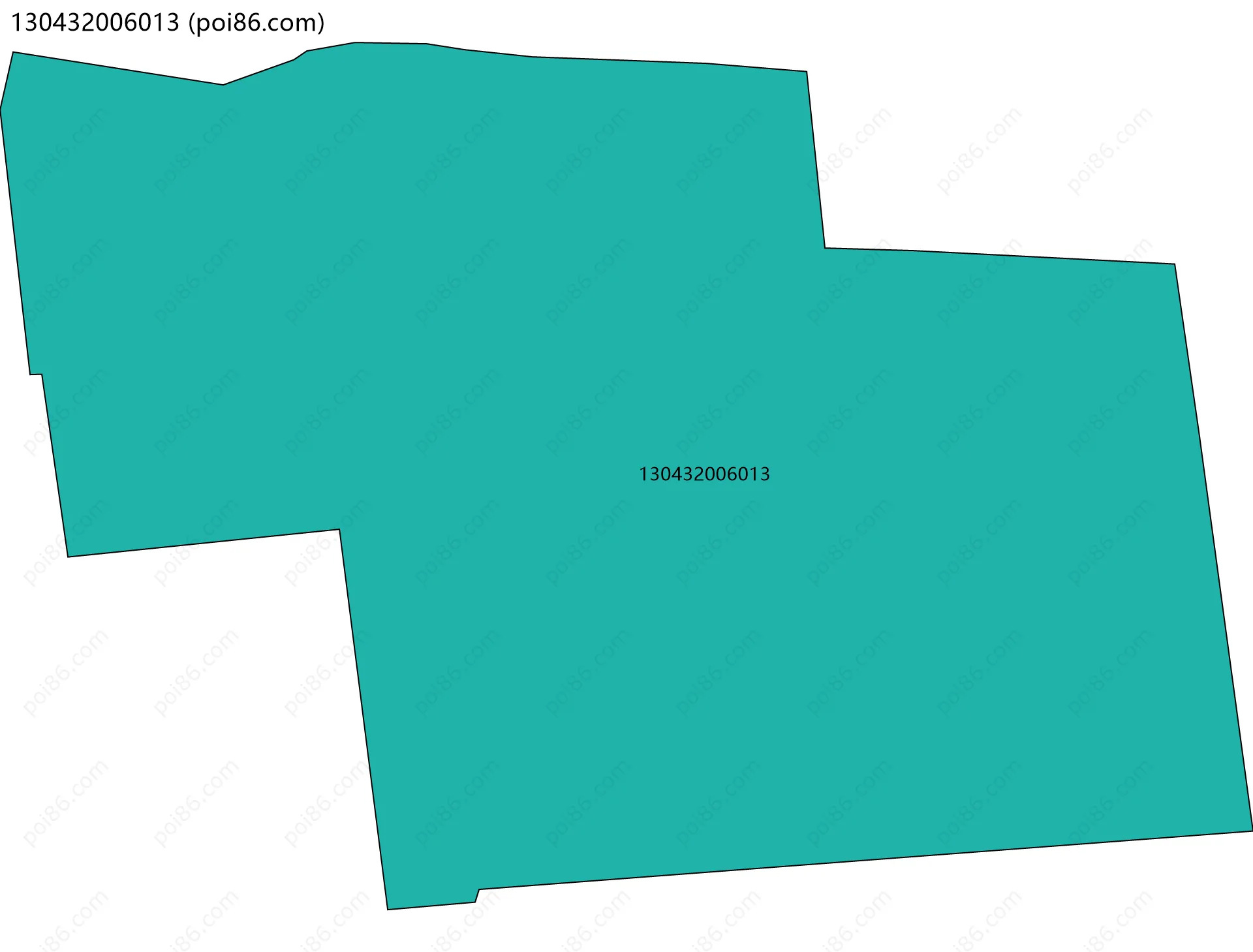 130432006013边界地图