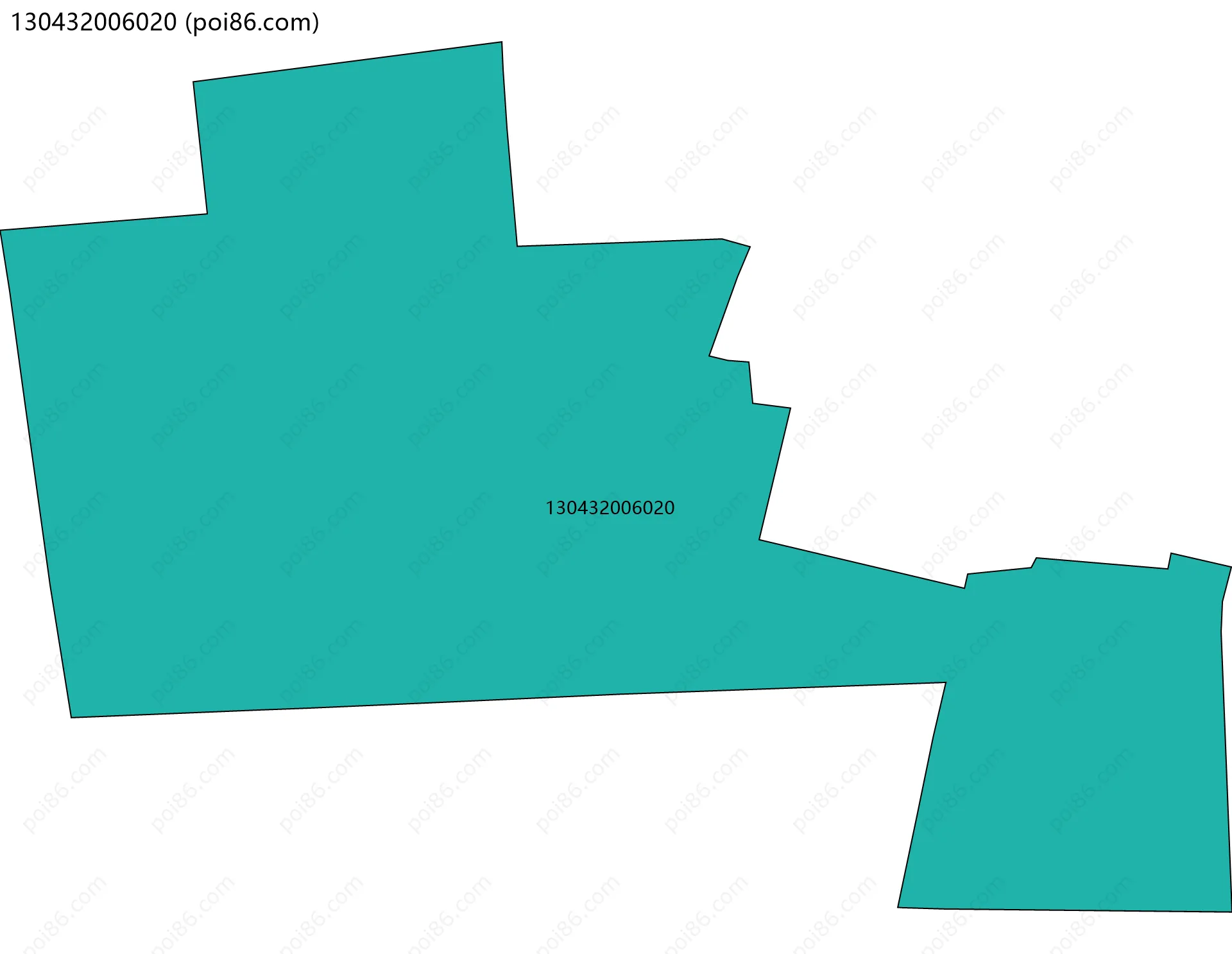 130432006020边界地图