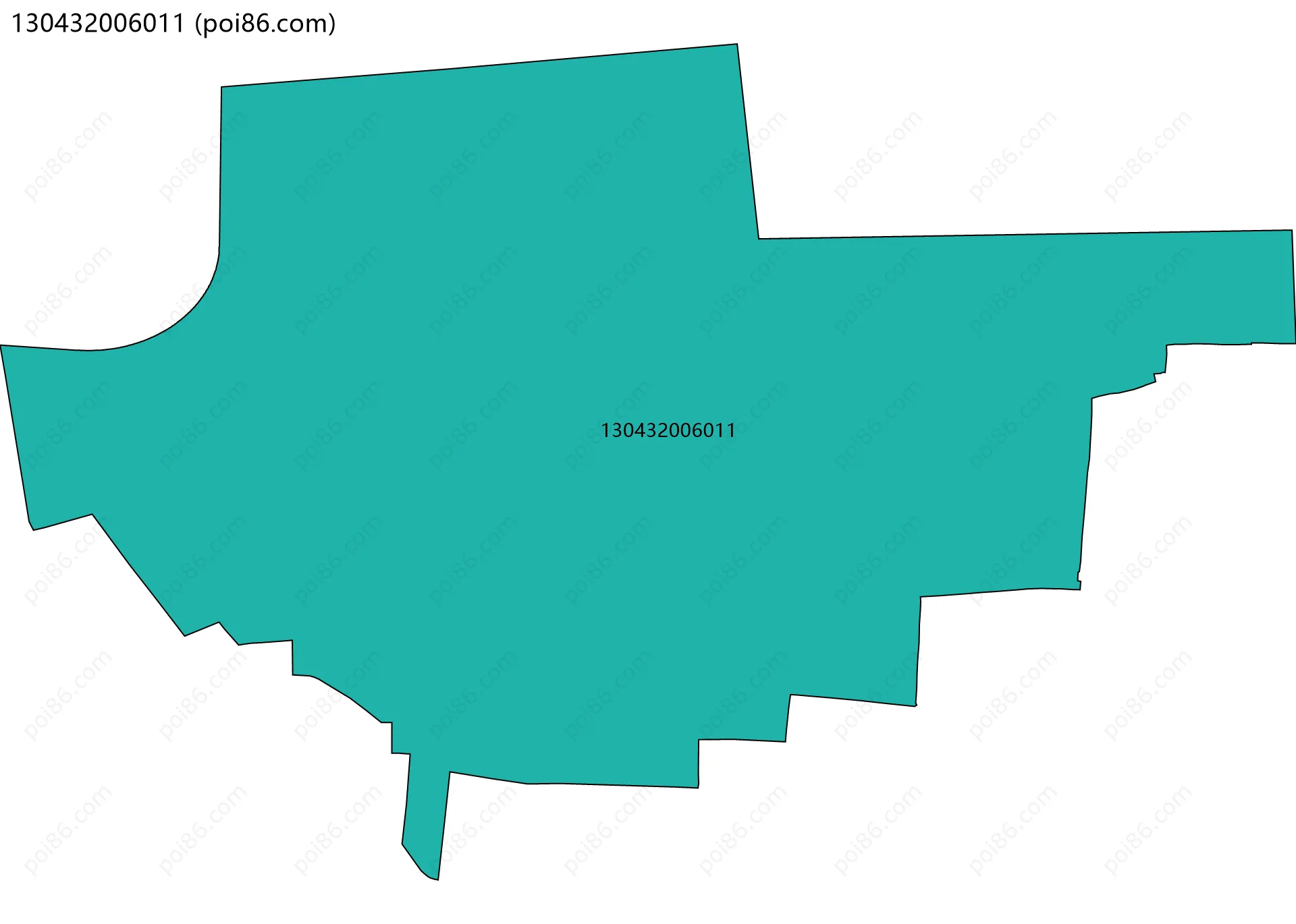 130432006011边界地图
