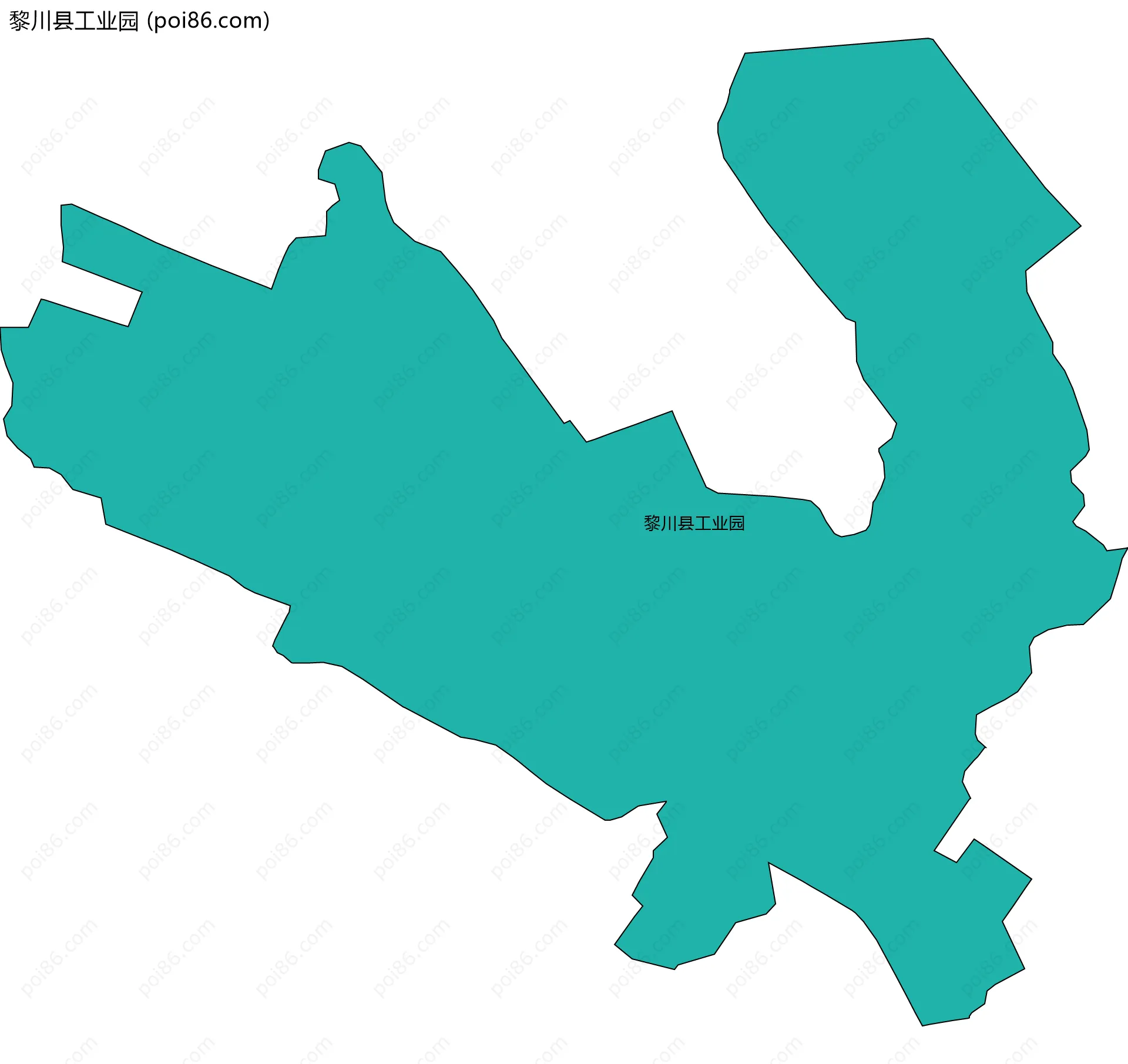 黎川县工业园边界地图
