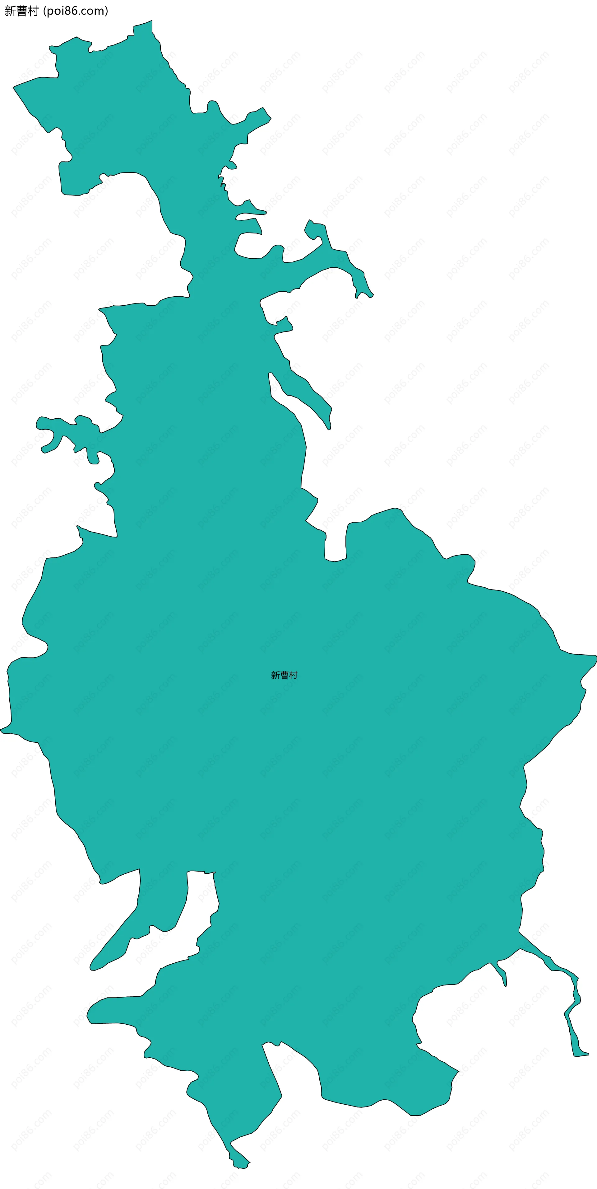 新曹村边界地图