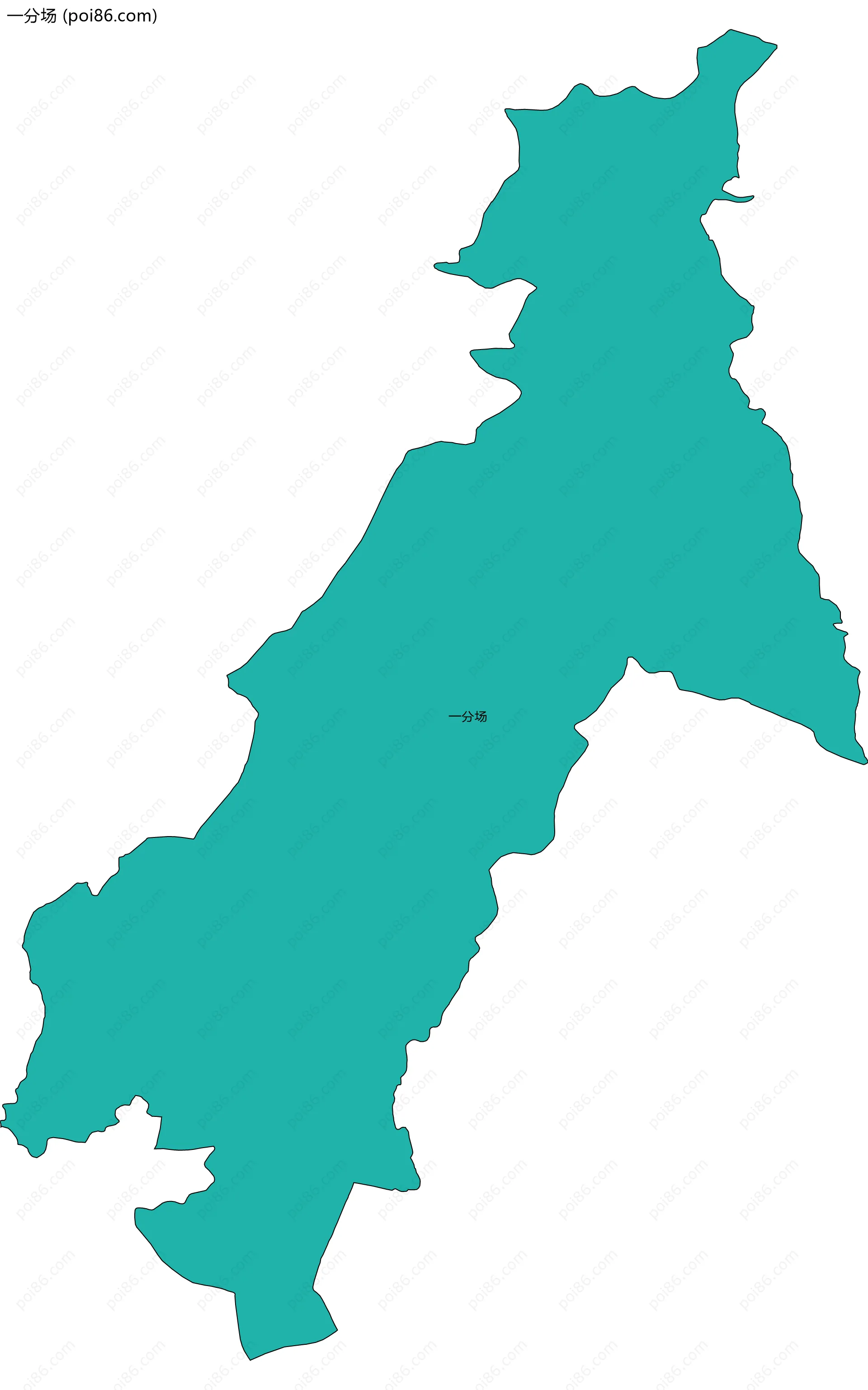 一分场边界地图