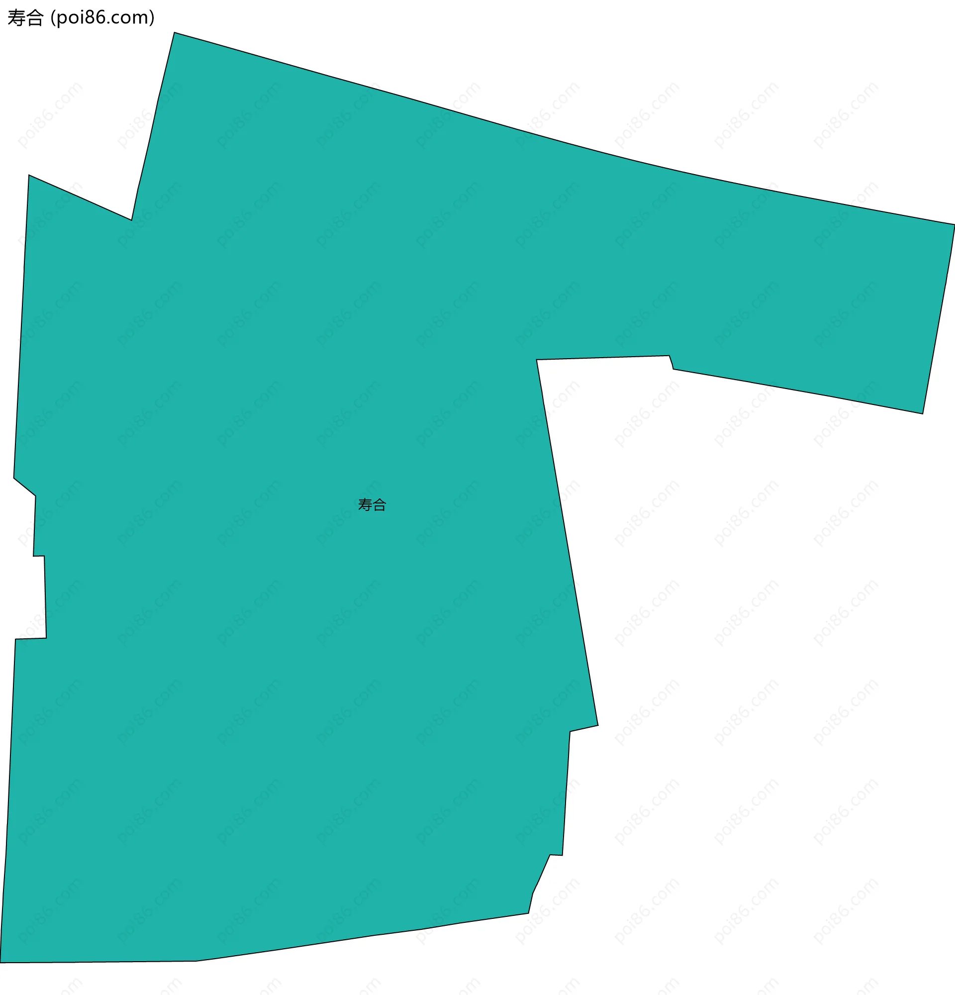 寿合边界地图
