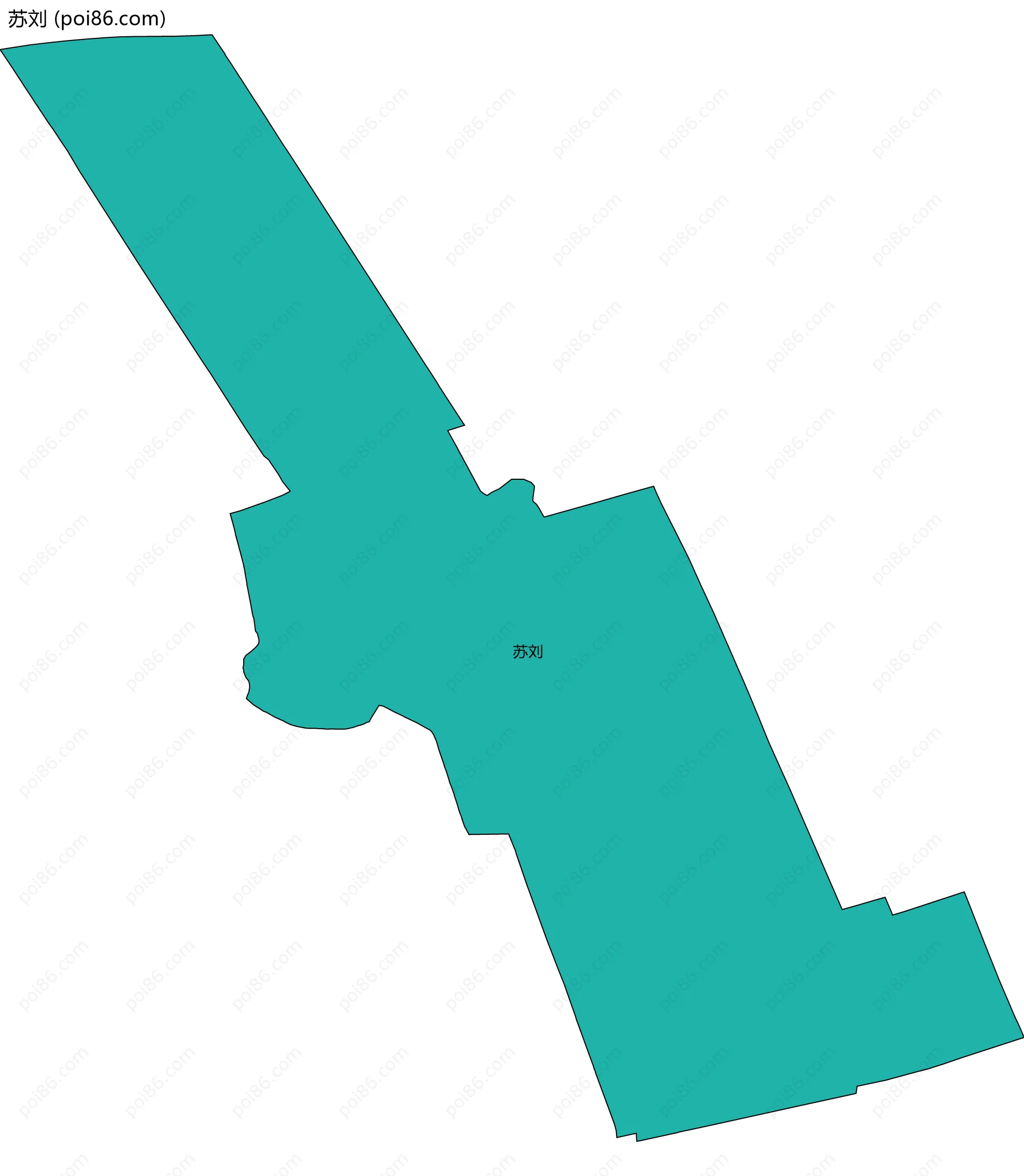 苏刘边界地图