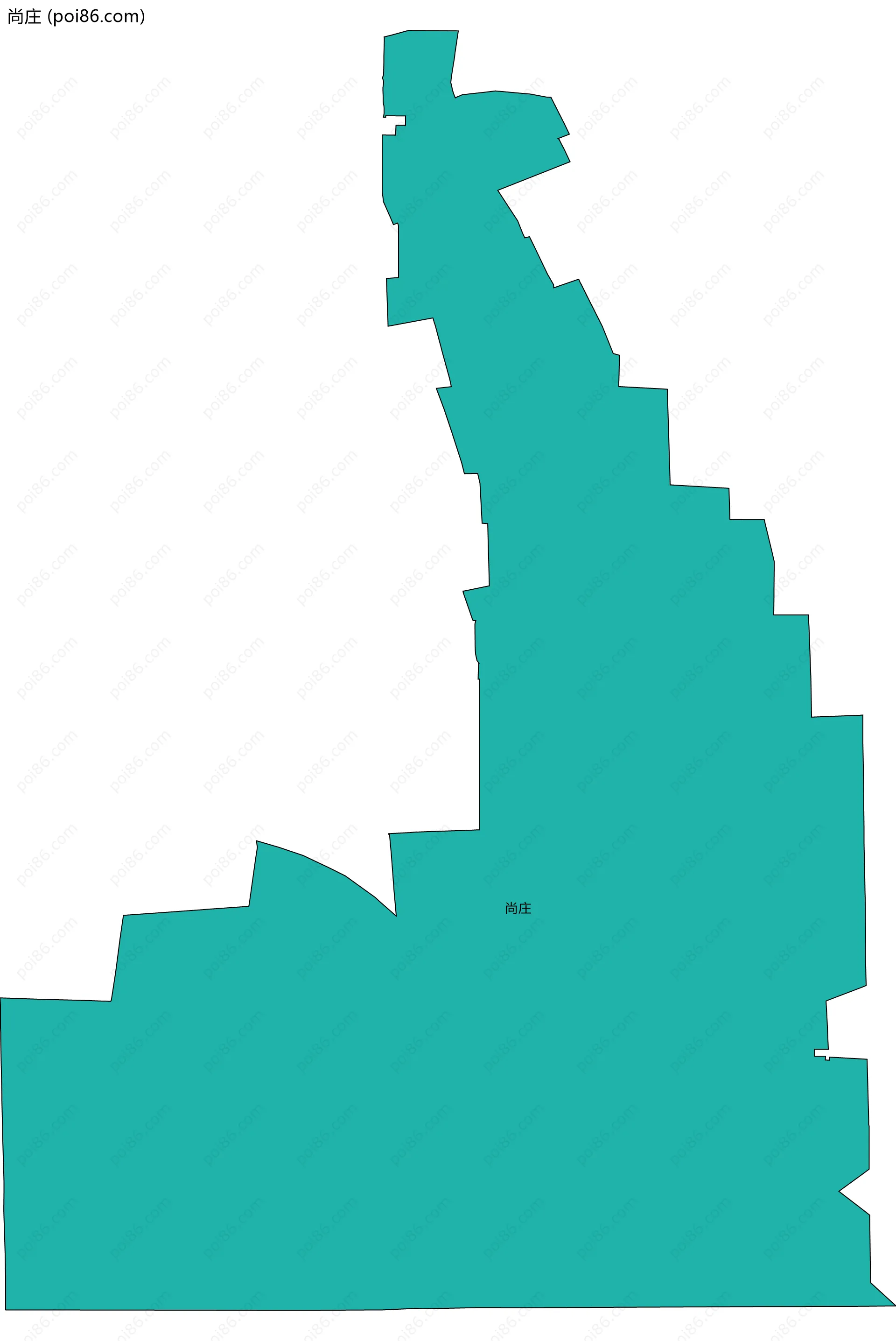 尚庄边界地图