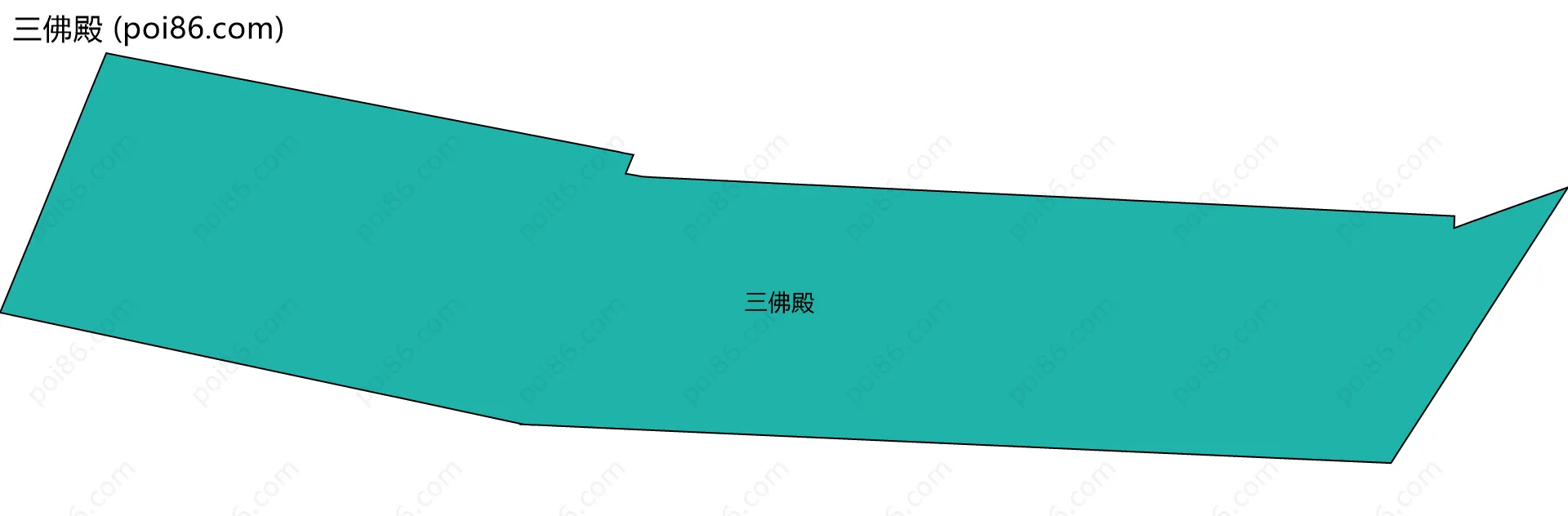 三佛殿边界地图