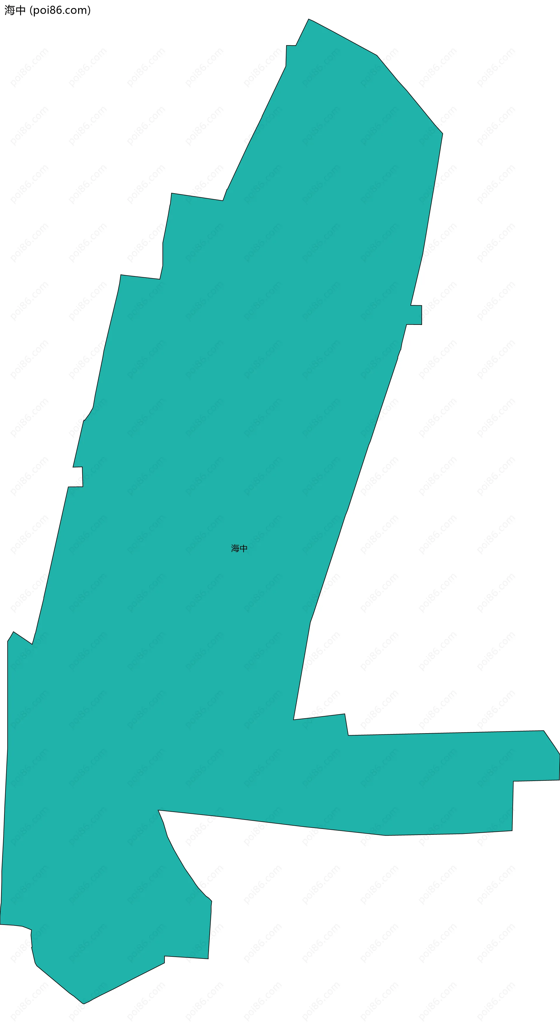 海中边界地图