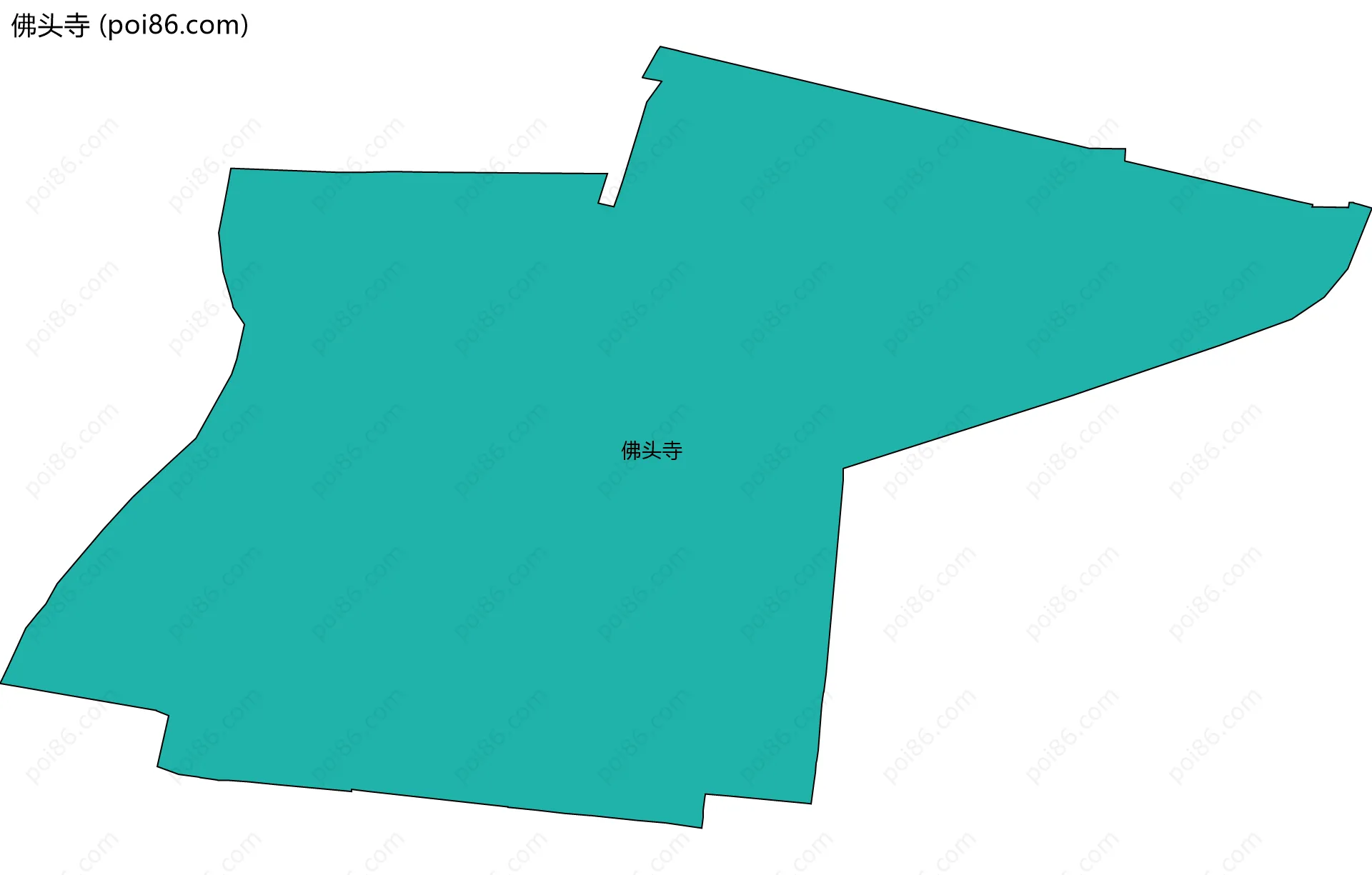 佛头寺边界地图