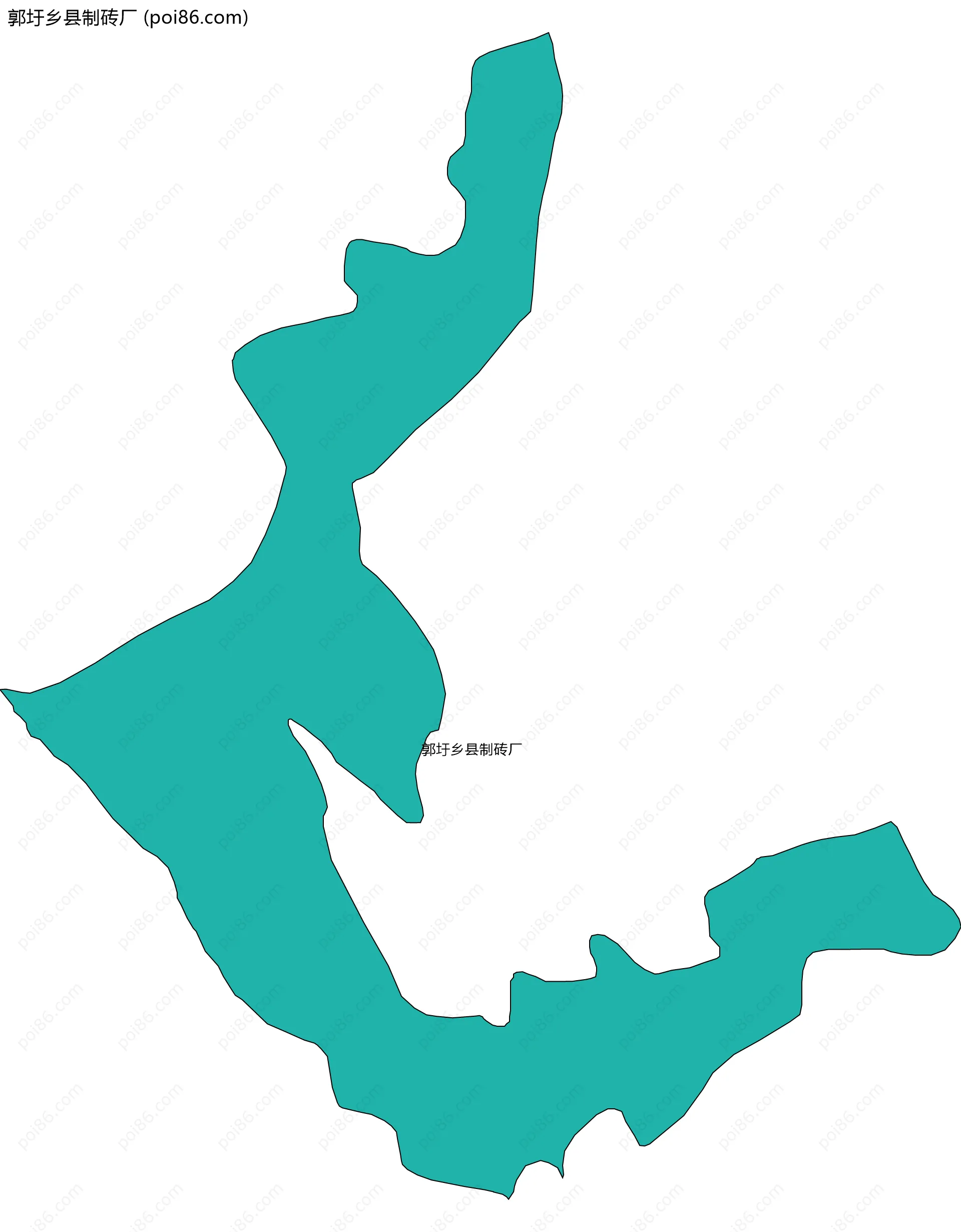 郭圩乡县制砖厂边界地图
