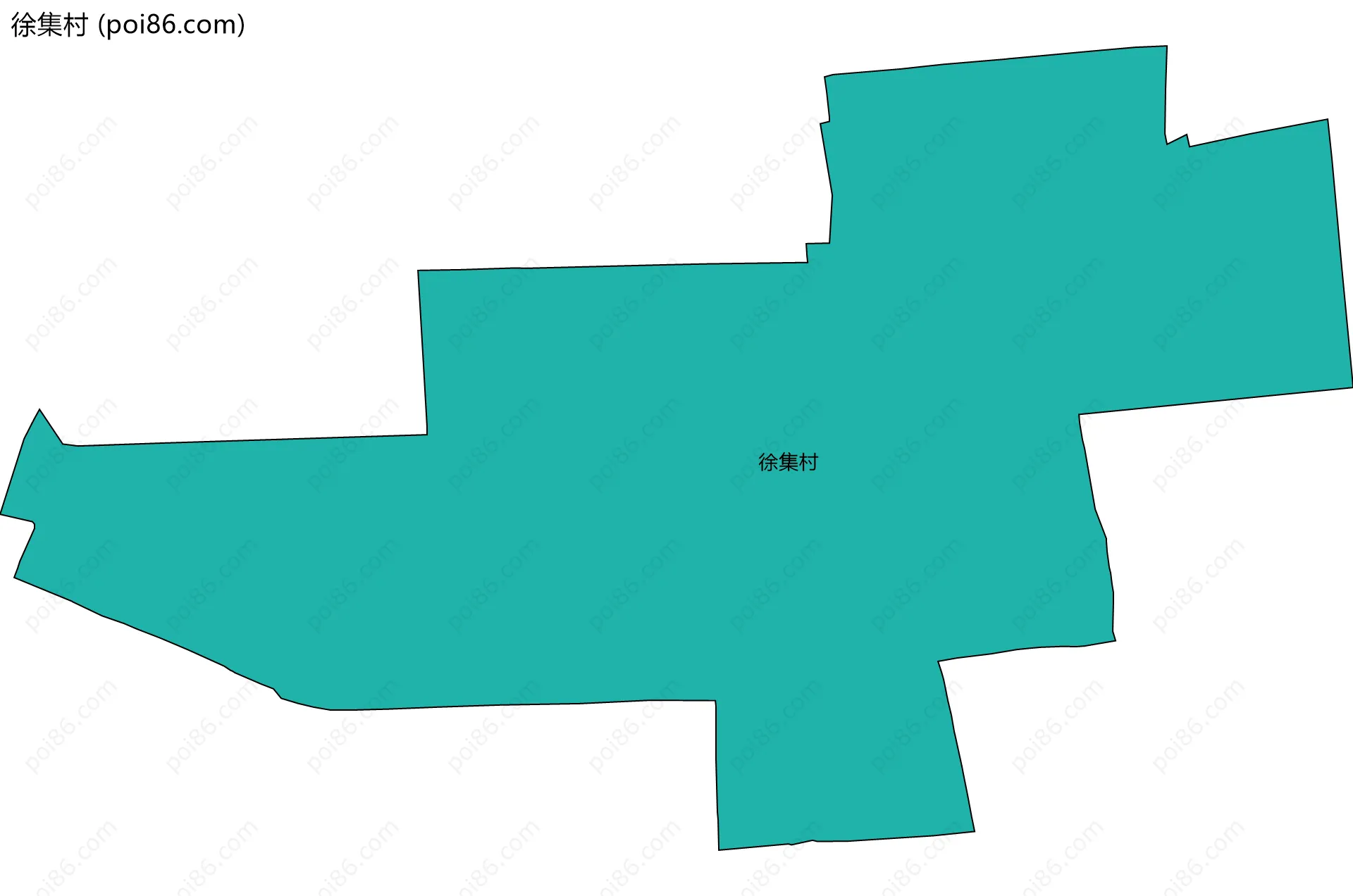 徐集村边界地图