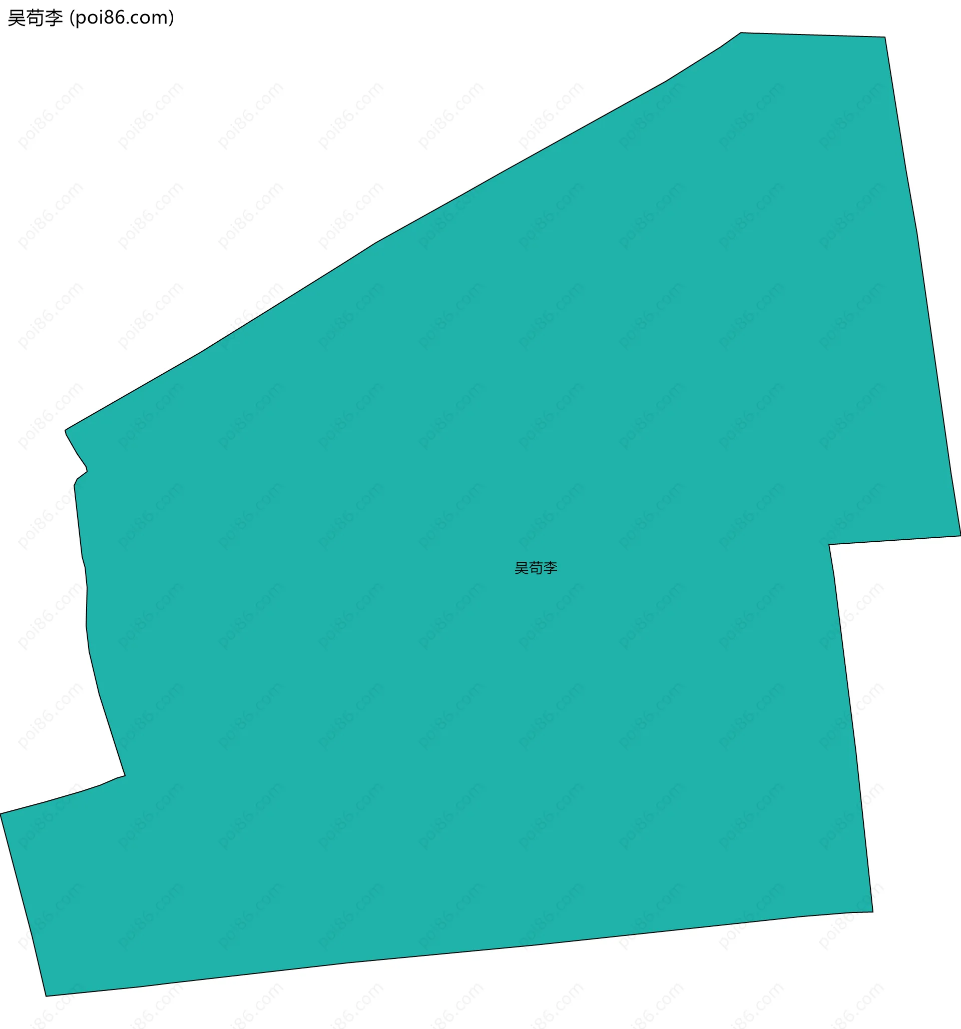 吴苟李边界地图