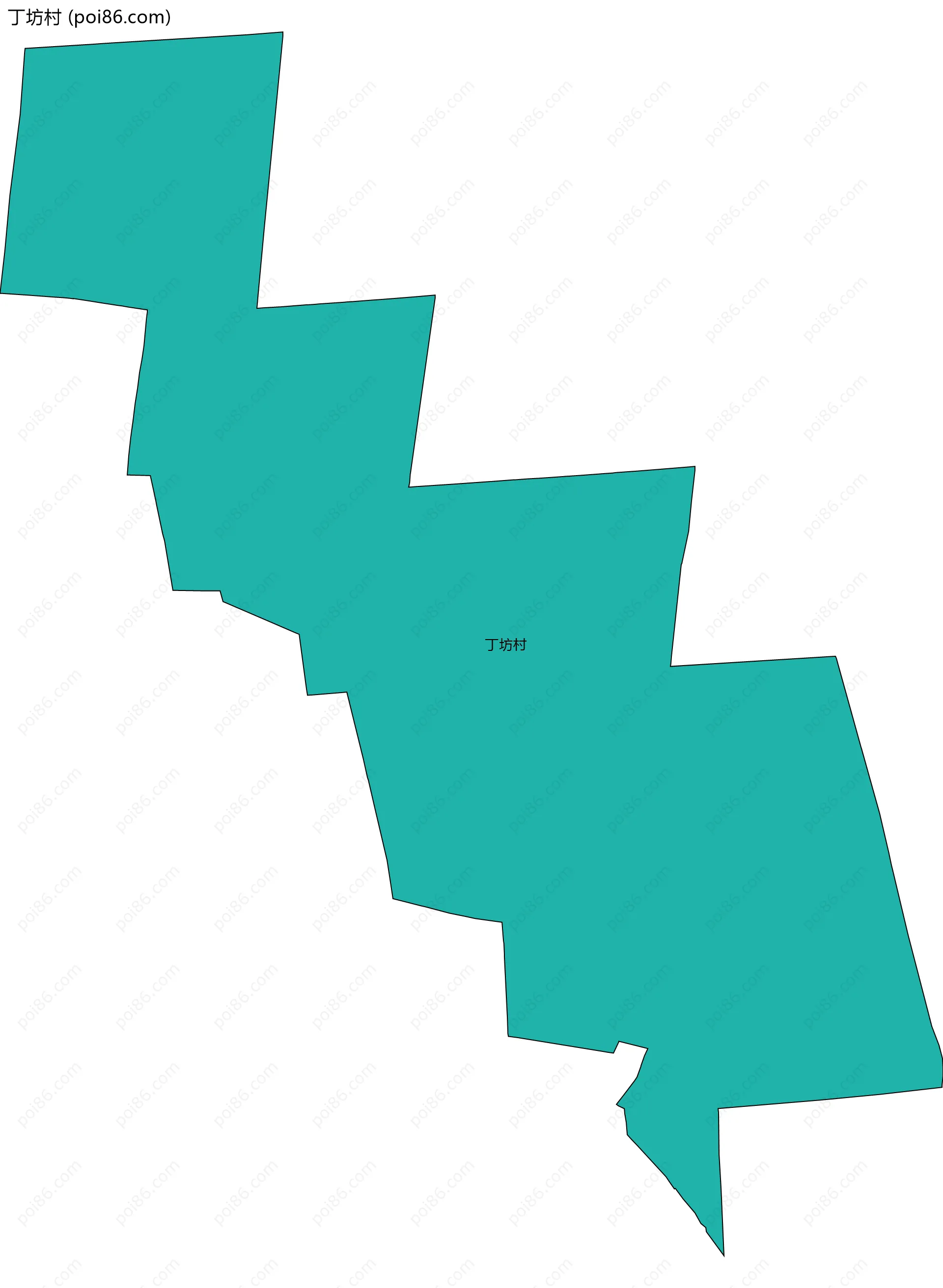 丁坊村边界地图