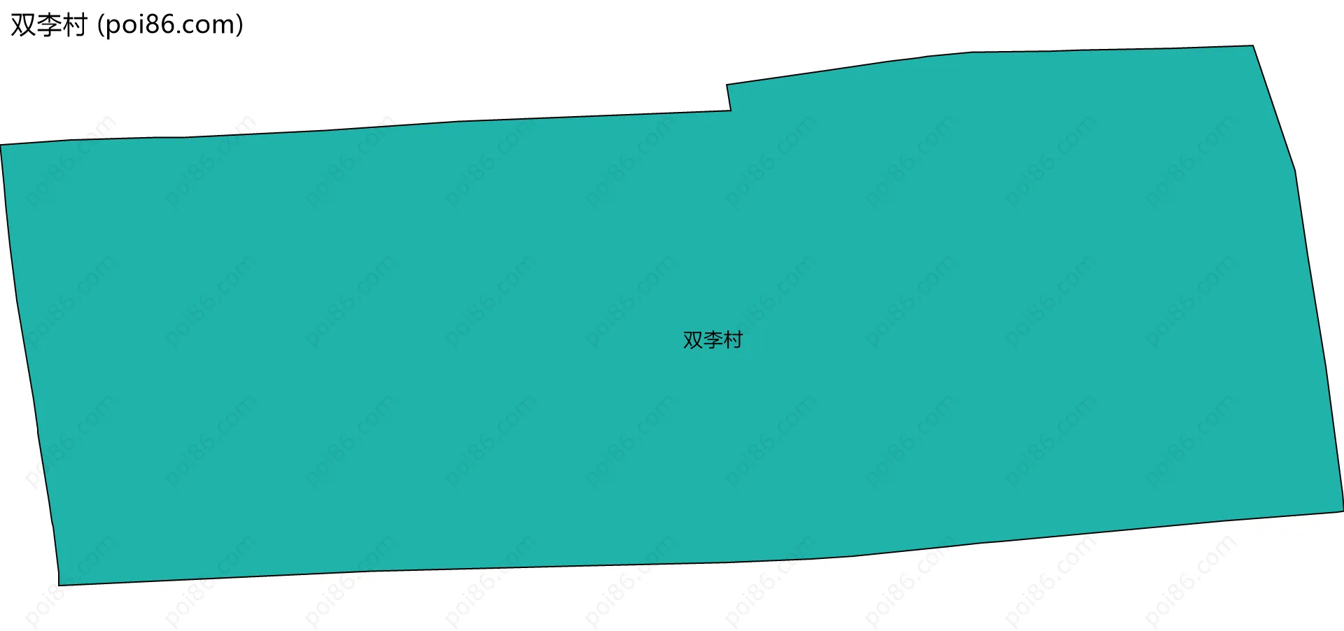 双李村边界地图