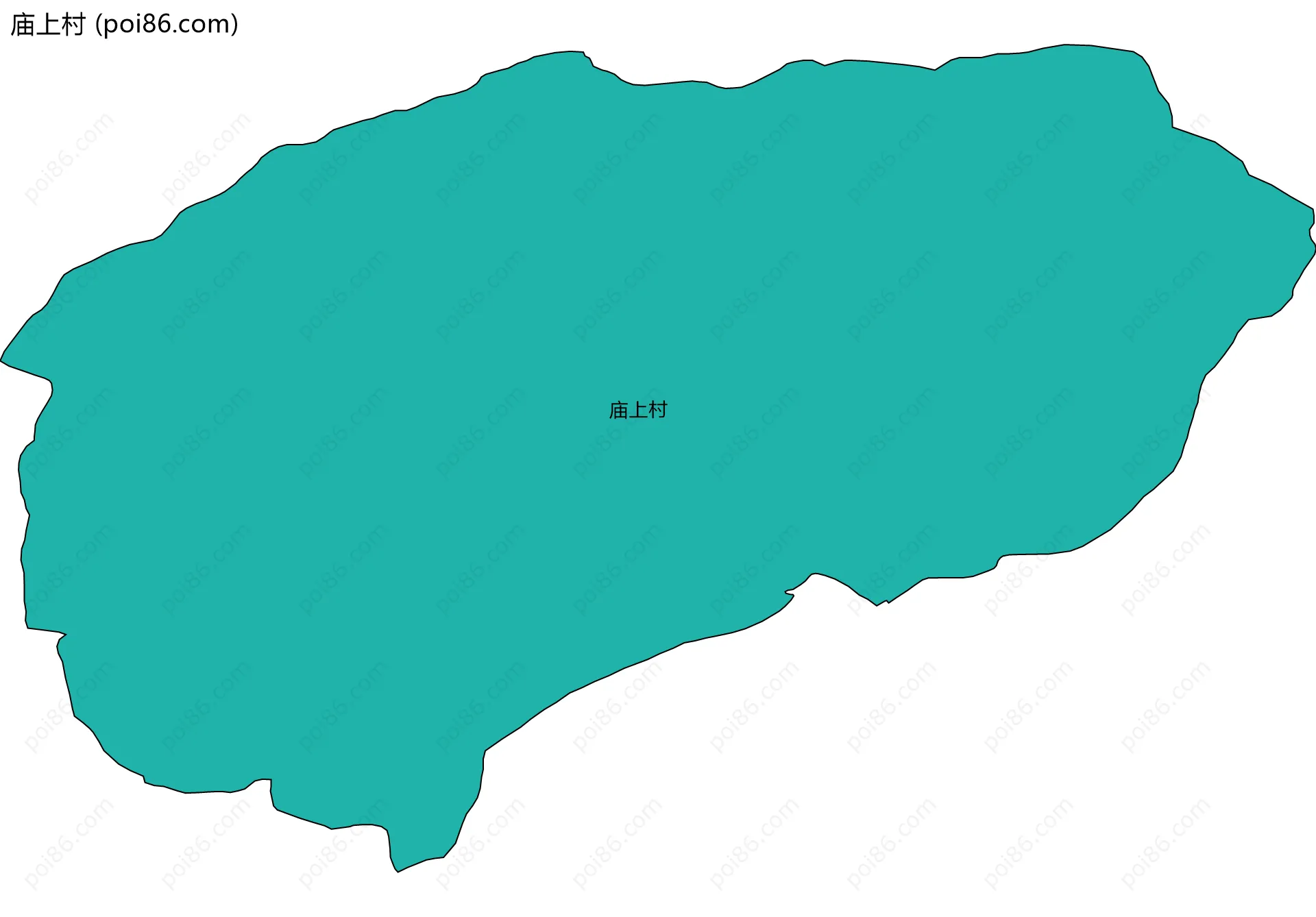 庙上村边界地图