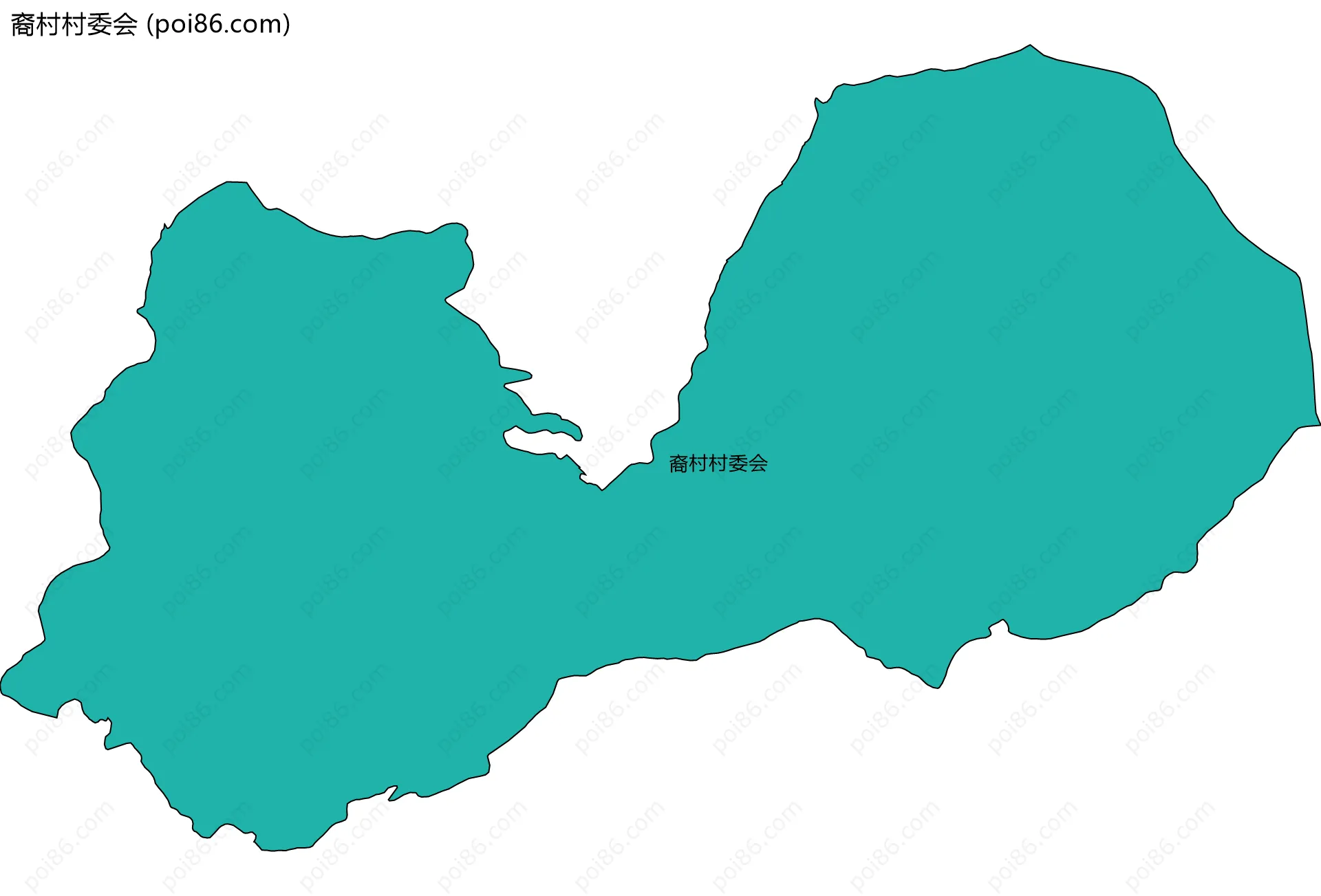裔村村委会边界地图