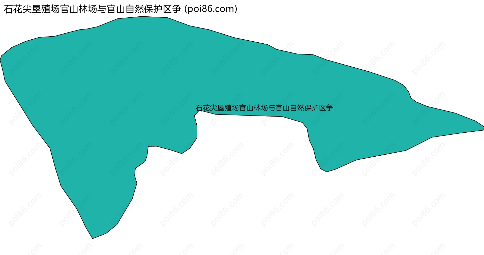 石花尖垦殖场官山林场与官山自然保护区争边界地图