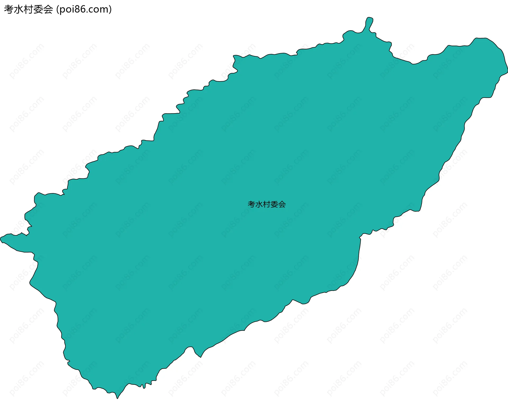 考水村委会边界地图