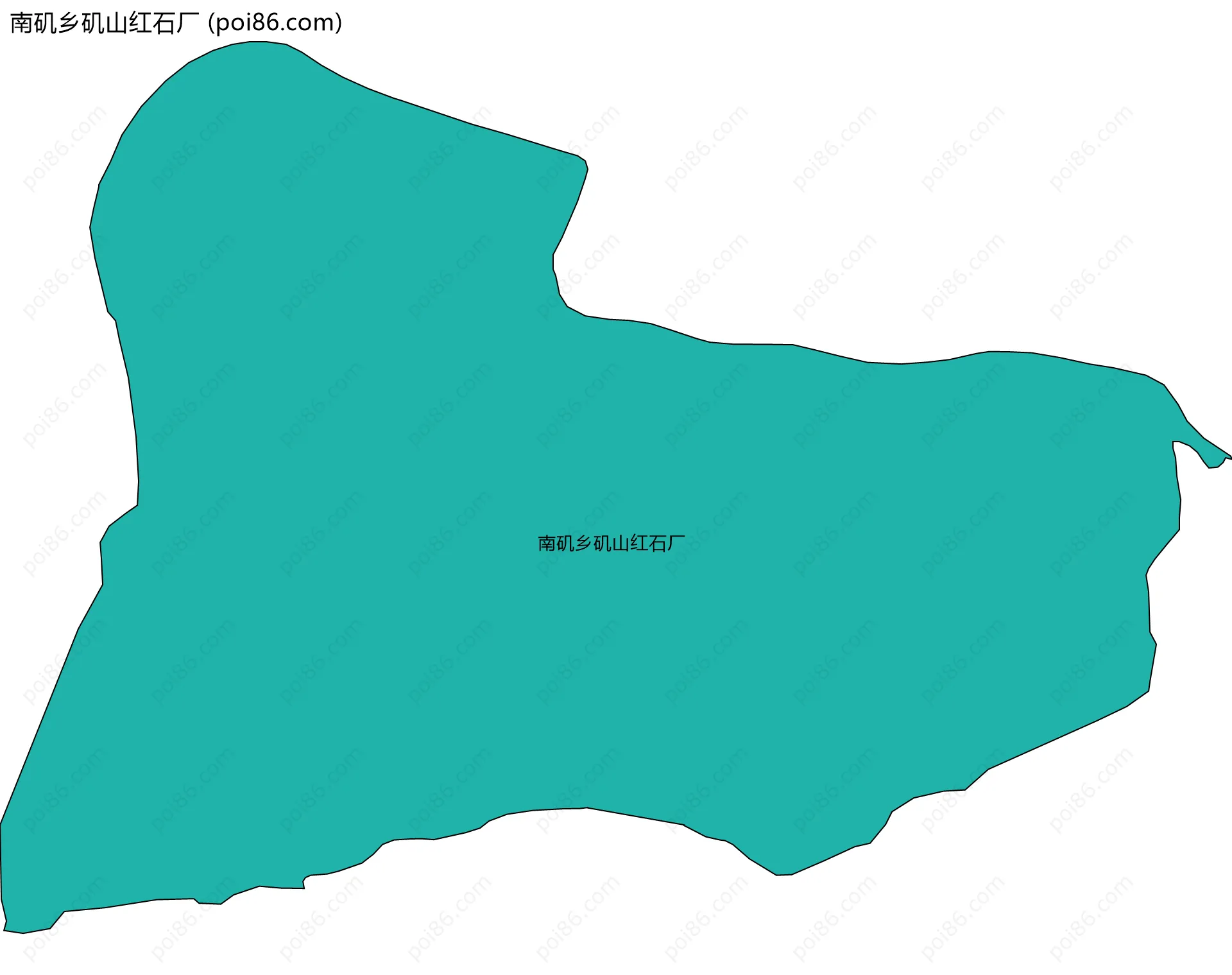 南矶乡矶山红石厂边界地图