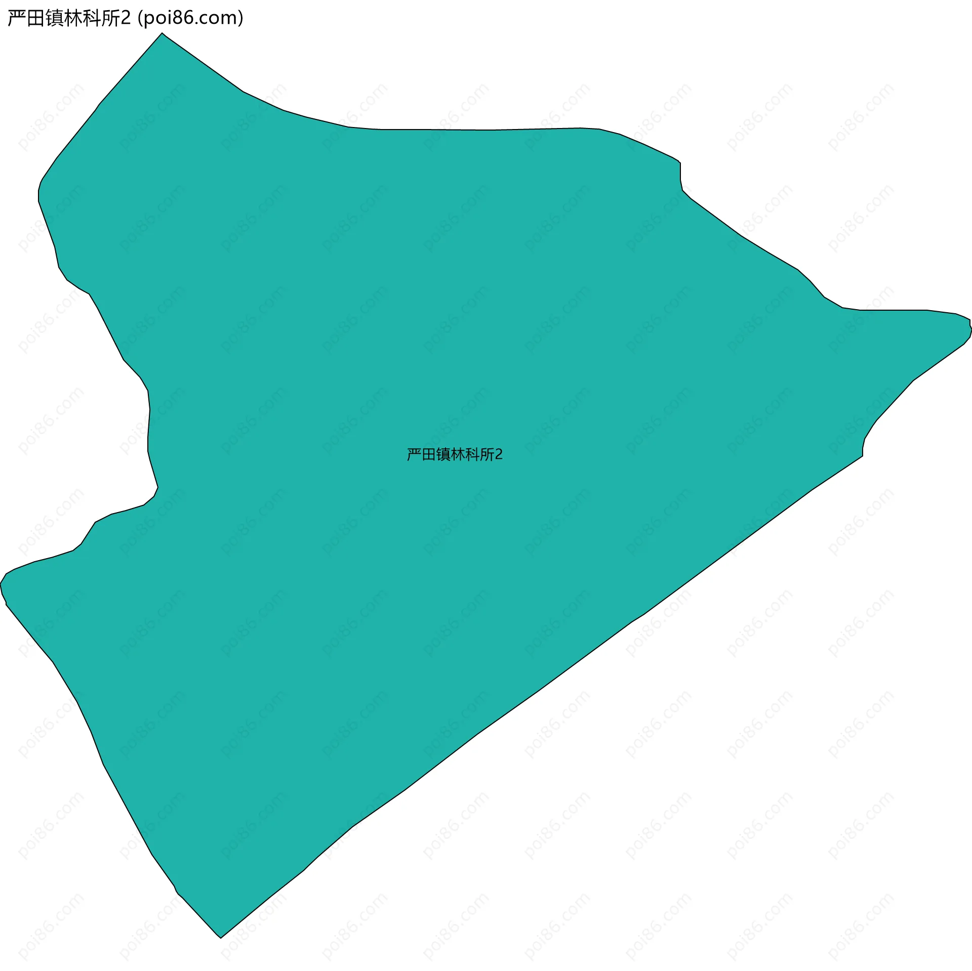 严田镇林科所2边界地图
