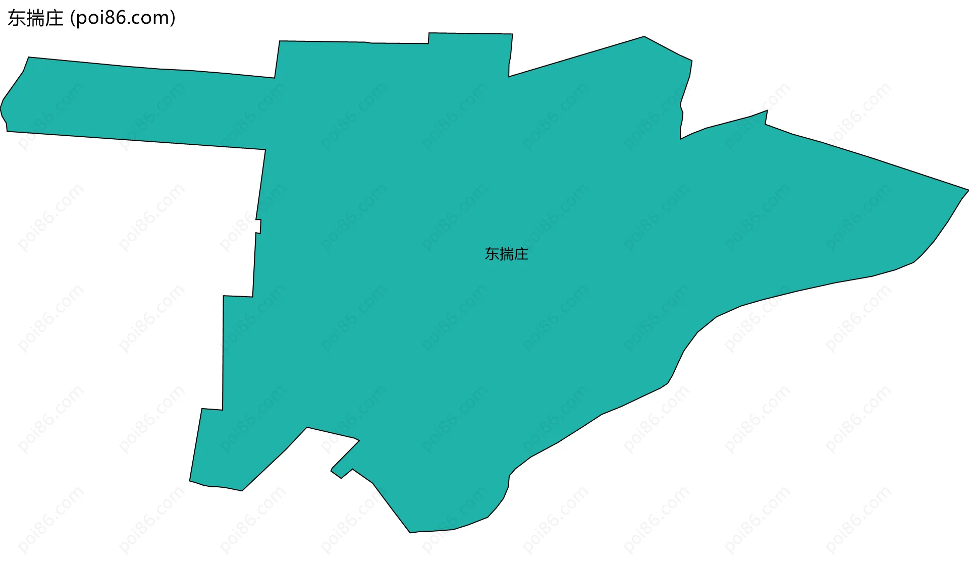 东揣庄边界地图