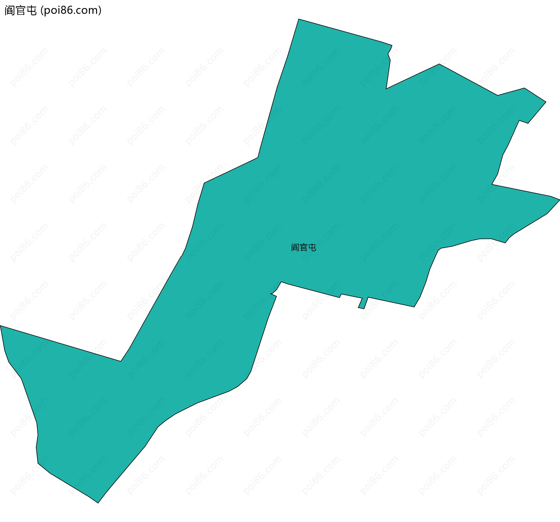 阎官屯边界地图