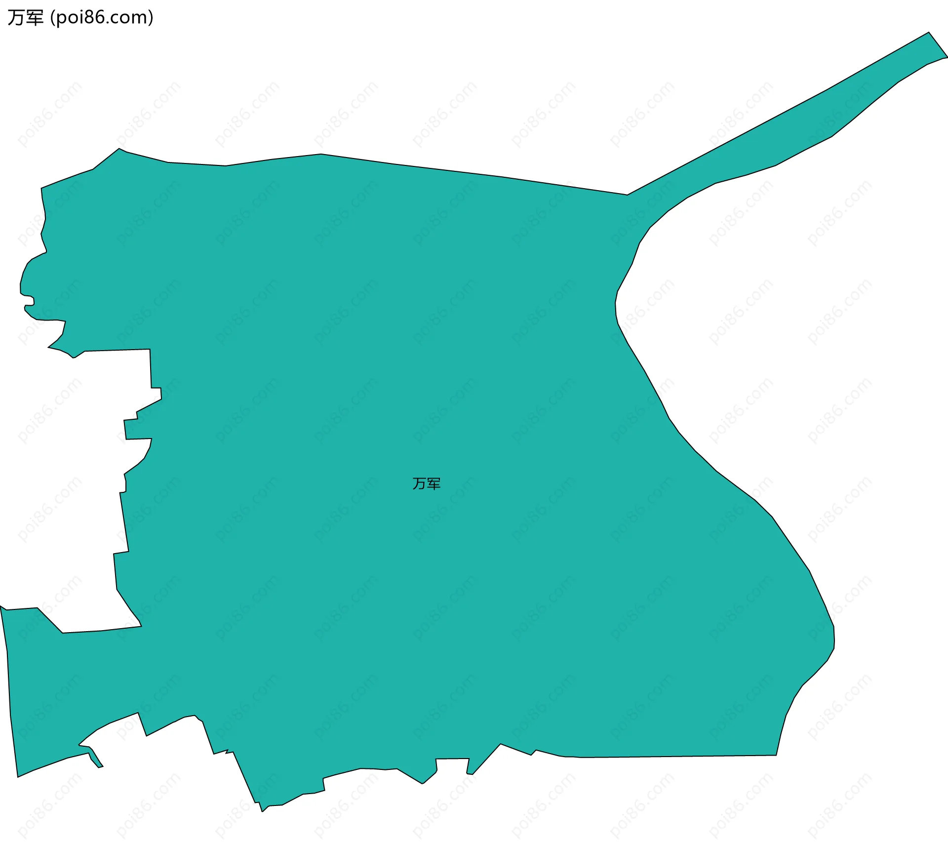 万军边界地图