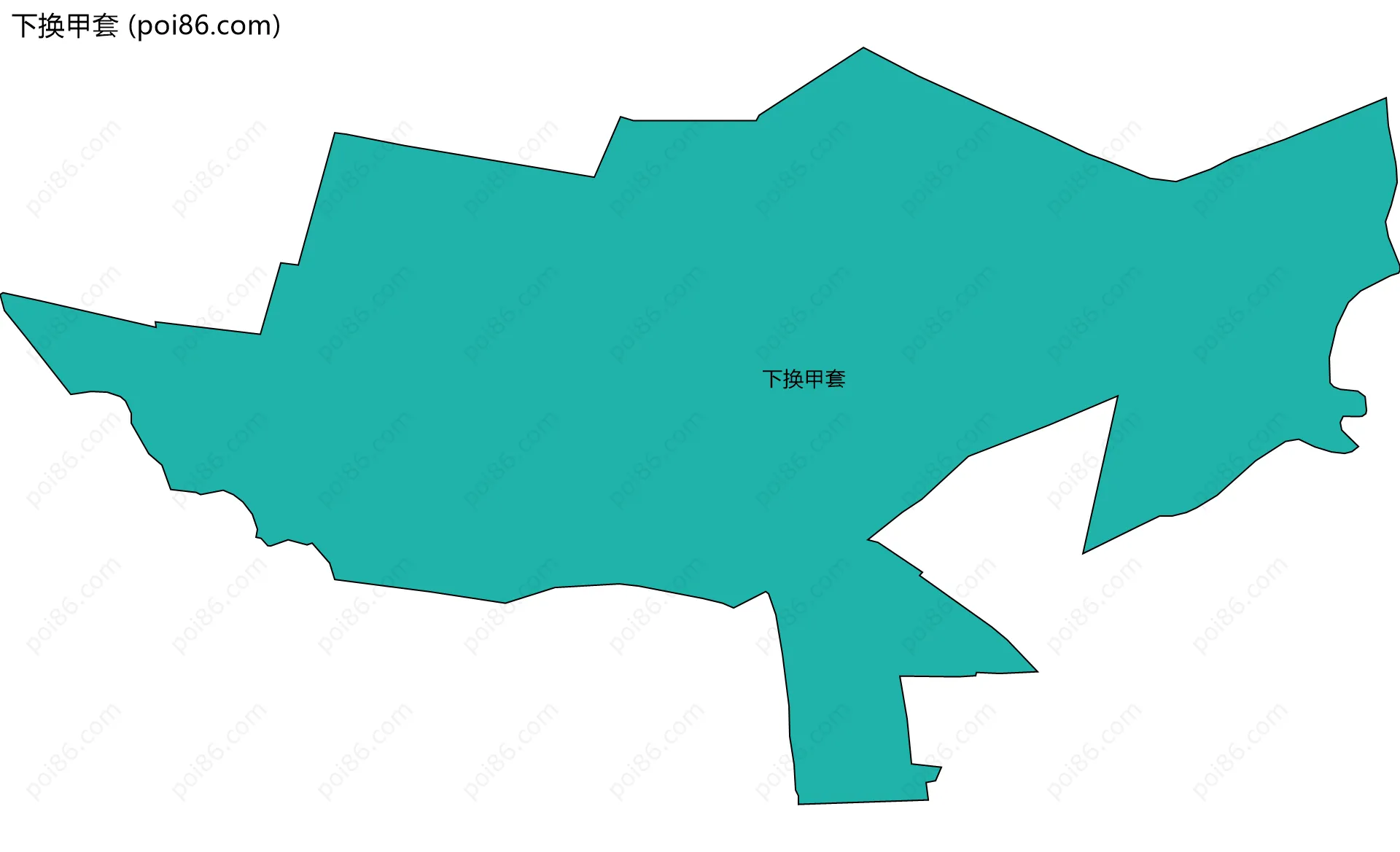 下换甲套边界地图