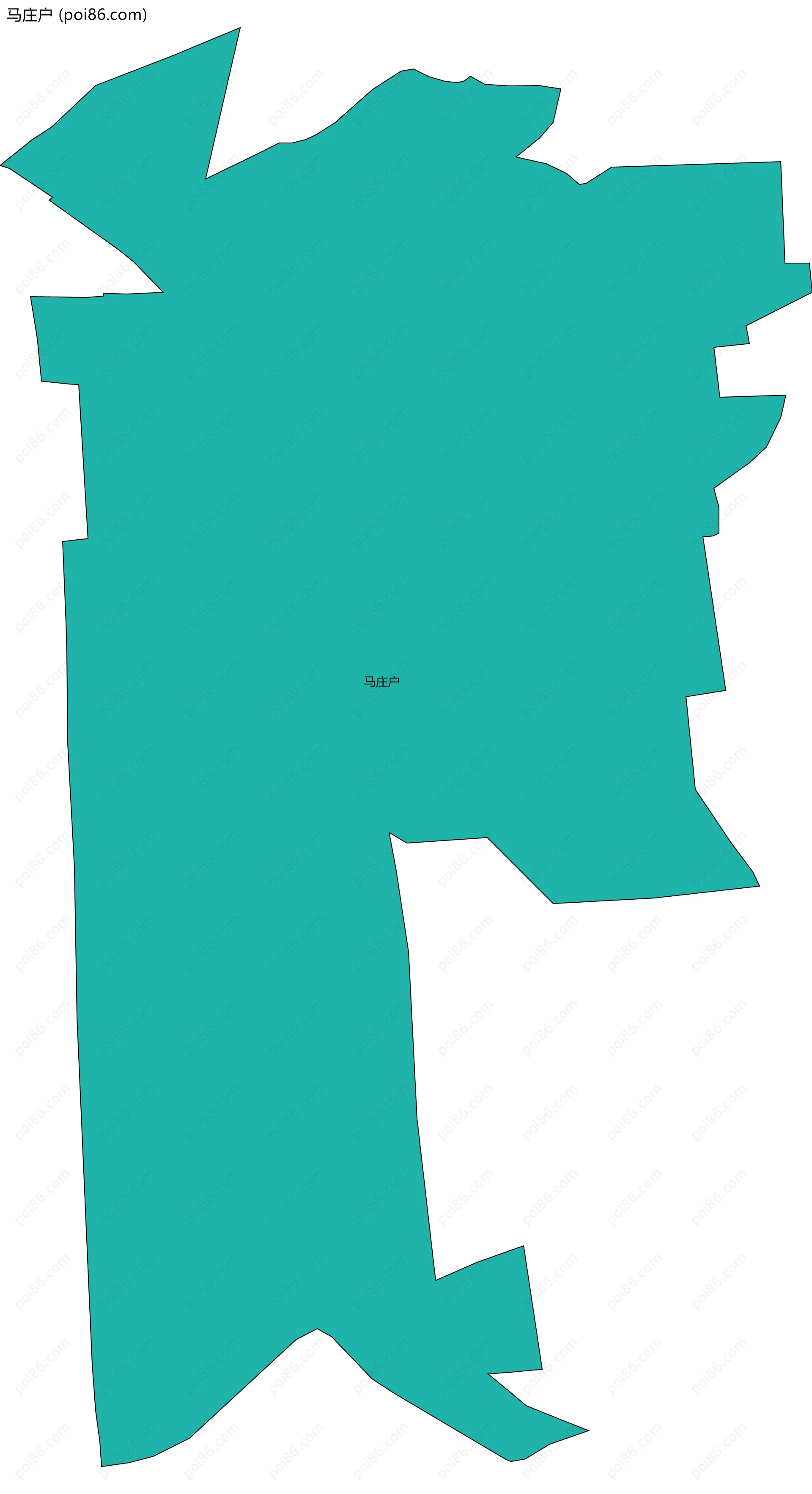 马庄户边界地图