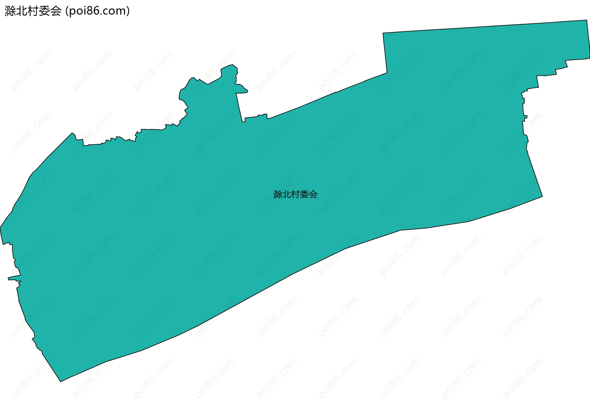 滁北村委会边界地图