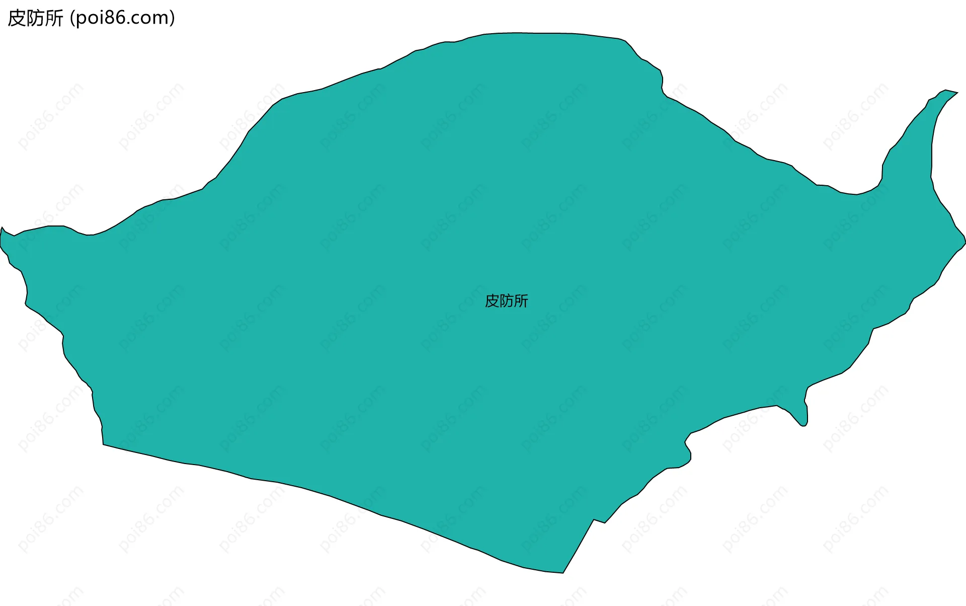 皮防所边界地图