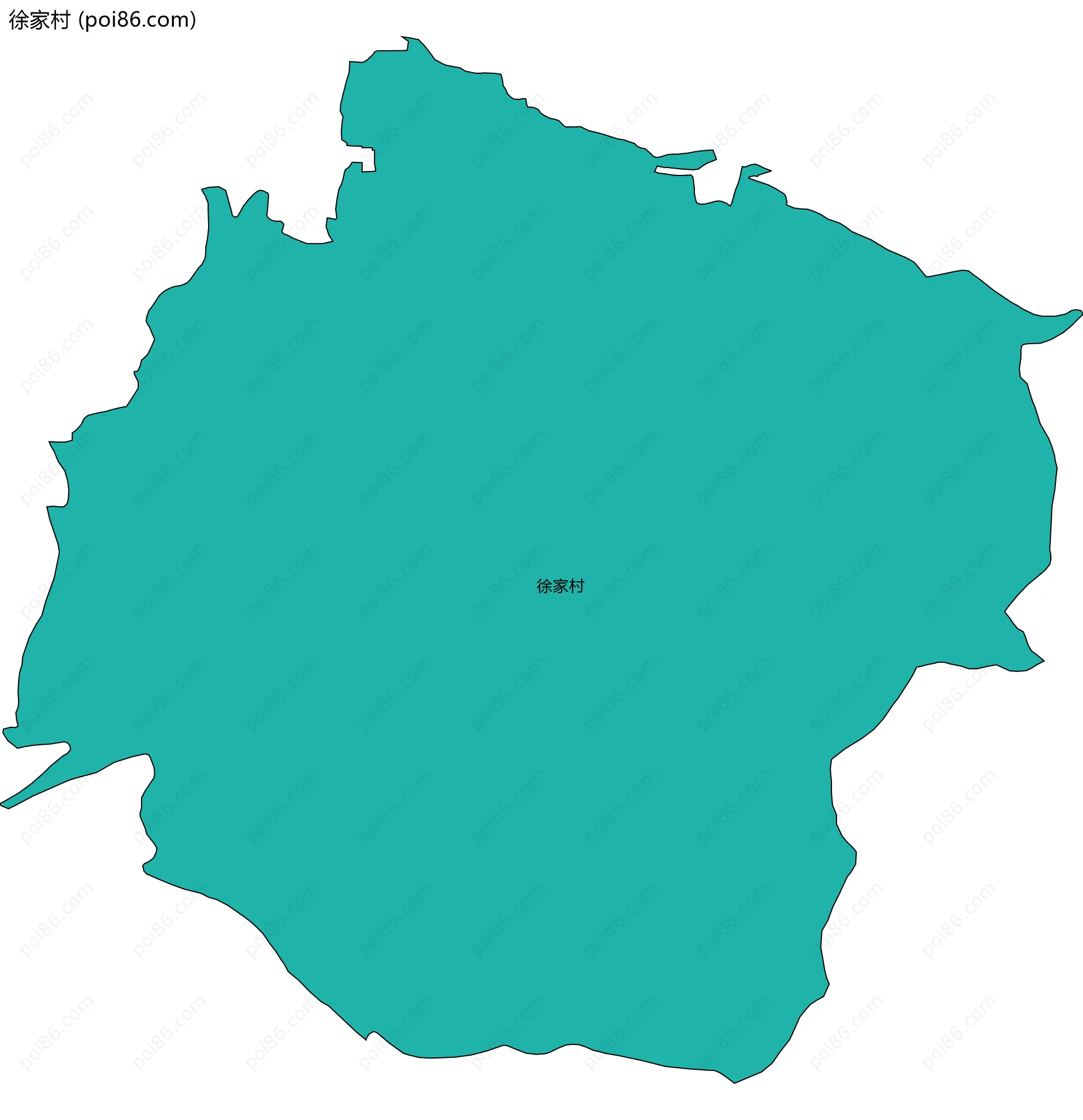 徐家村边界地图