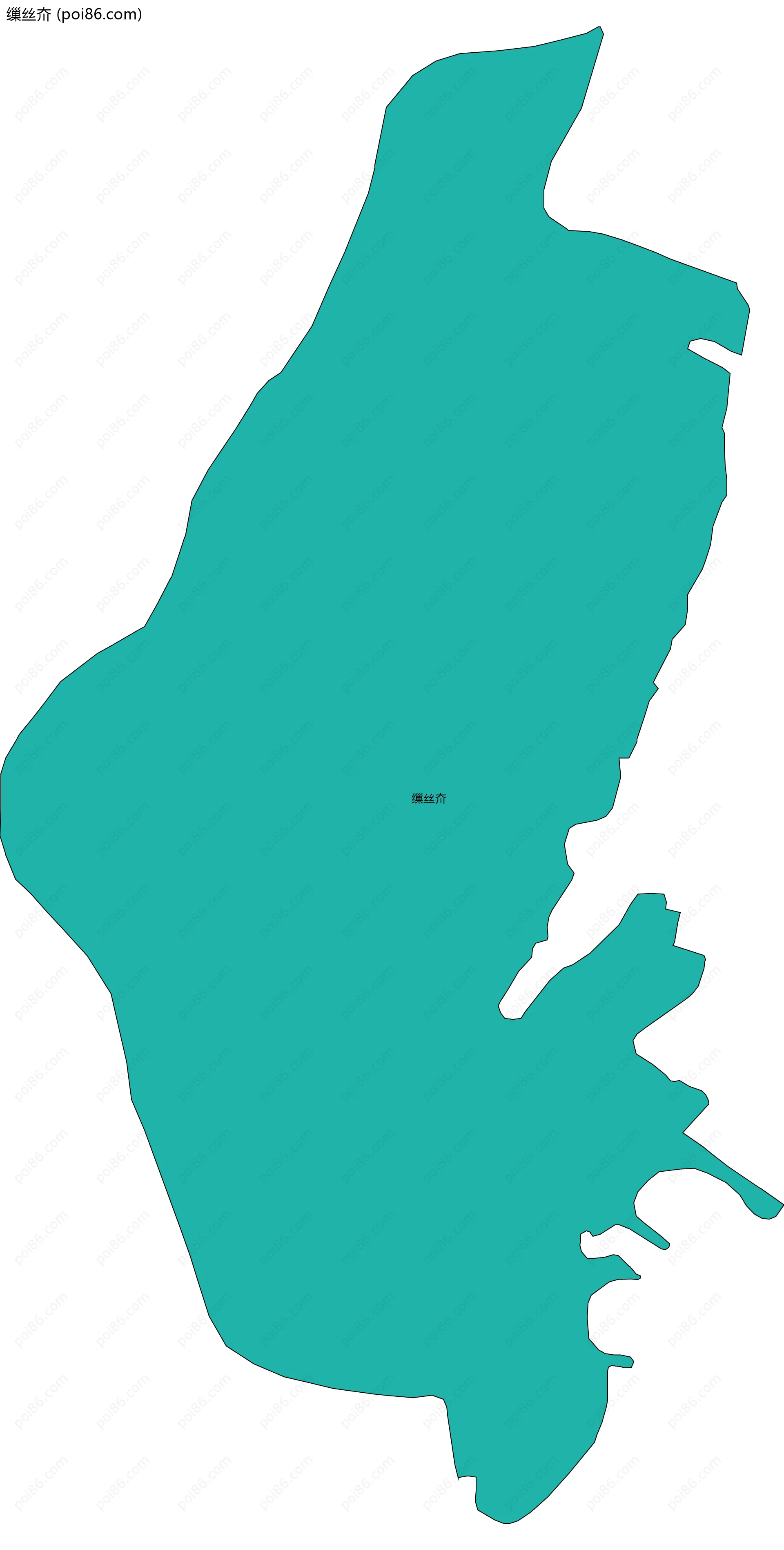 缫丝夼边界地图