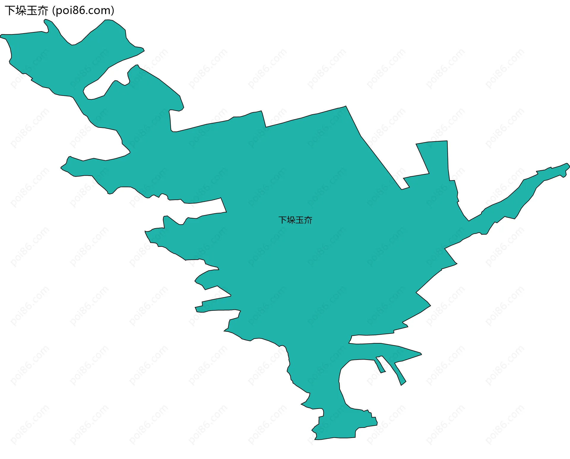 下垛玉夼边界地图