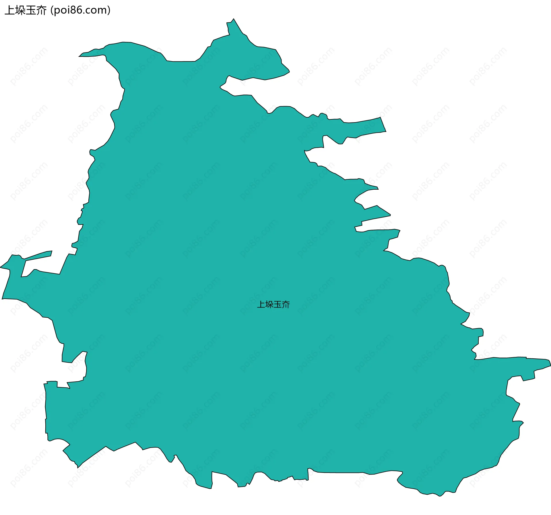 上垛玉夼边界地图