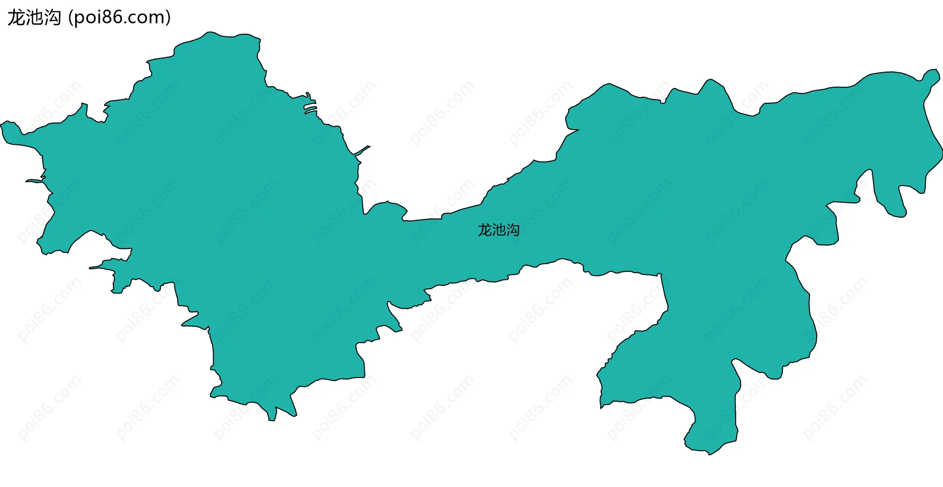 龙池沟边界地图