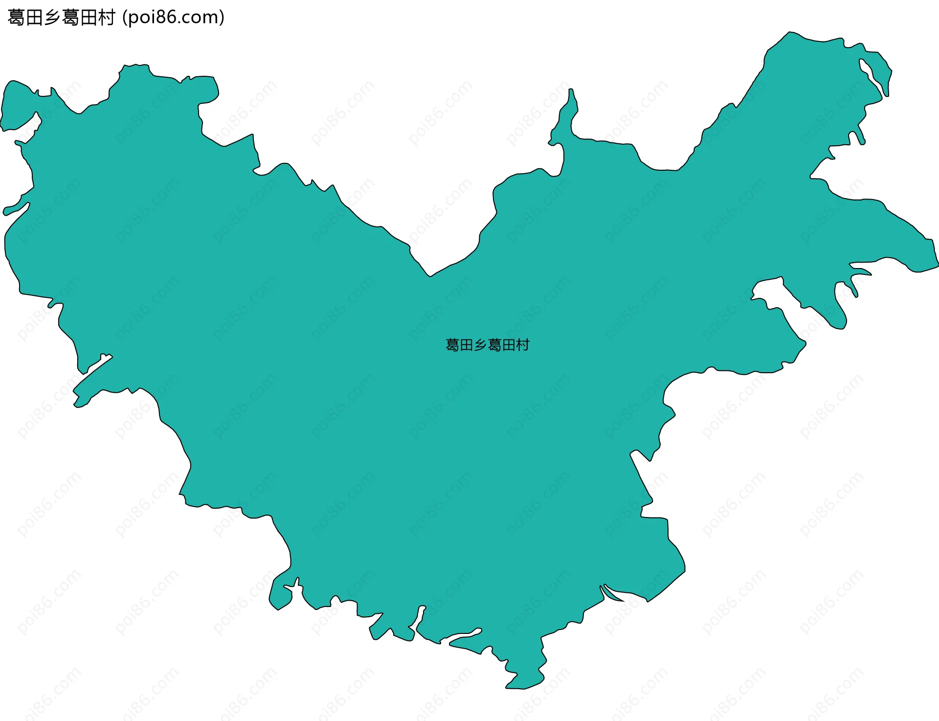 葛田乡葛田村边界地图
