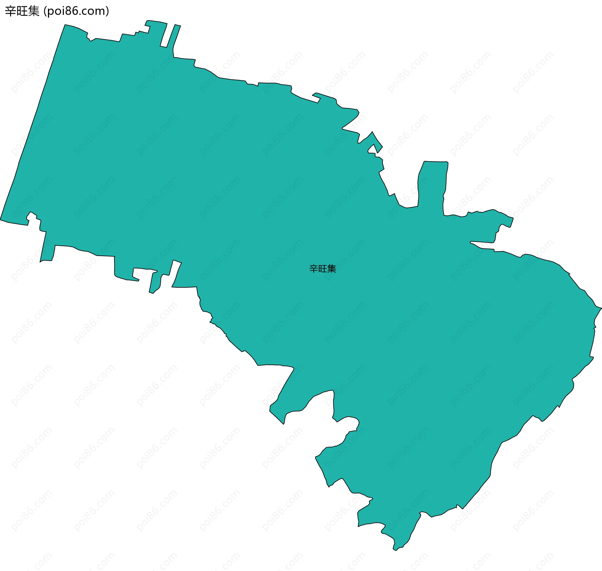 辛旺集边界地图